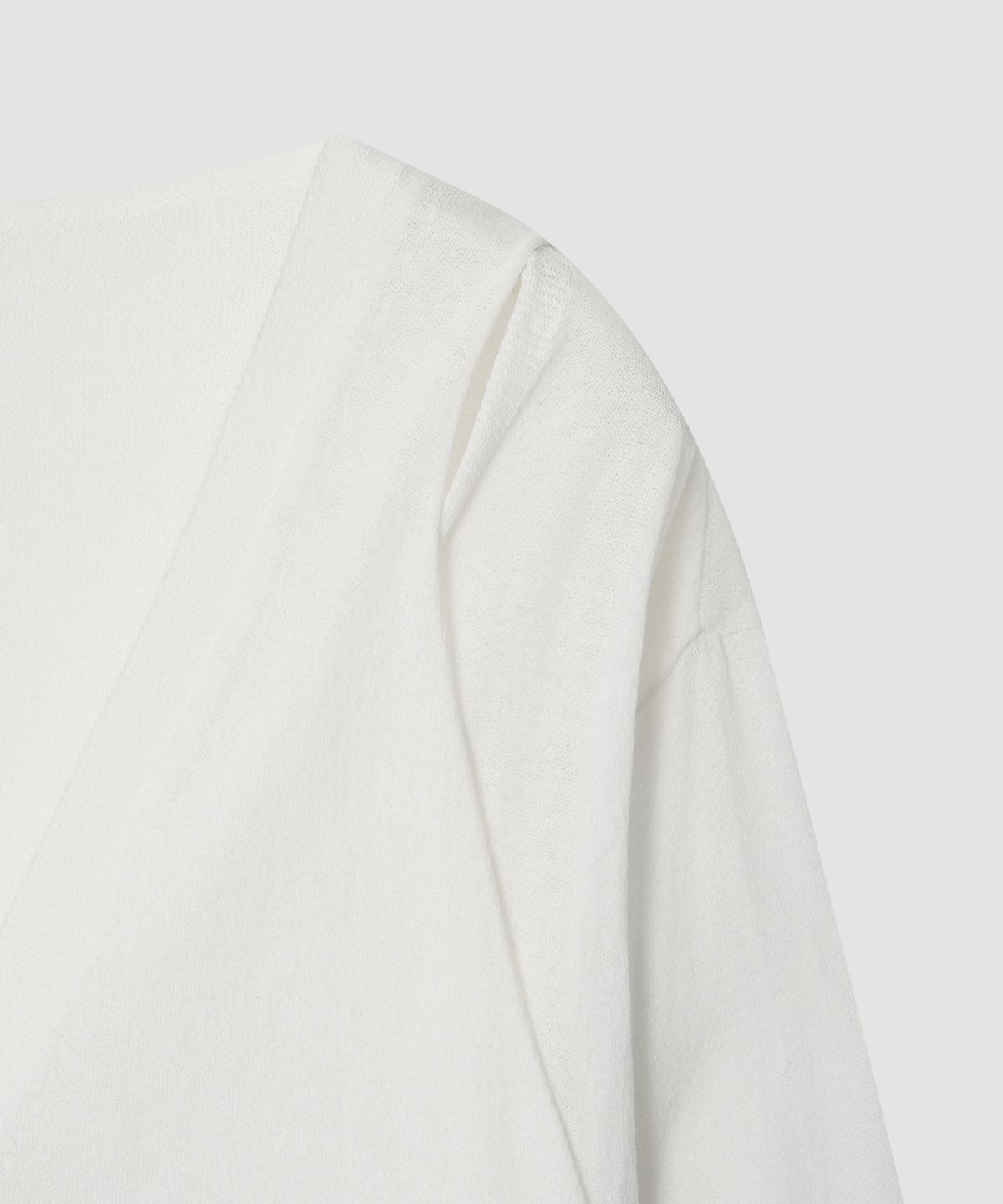 더 릴(THE LILLE) Even Layered Cardigan_Ivory