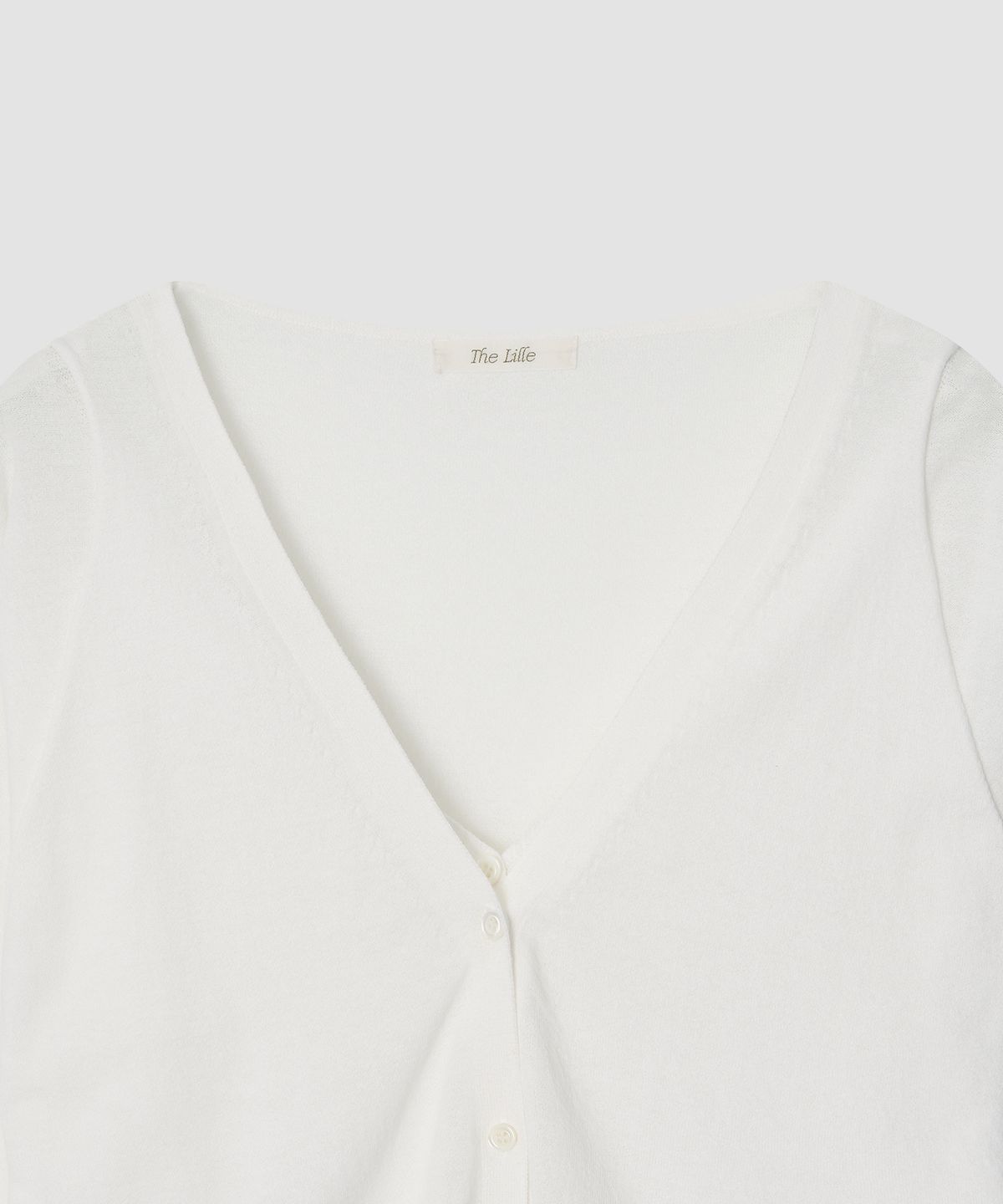 더 릴(THE LILLE) Even Layered Cardigan_Ivory