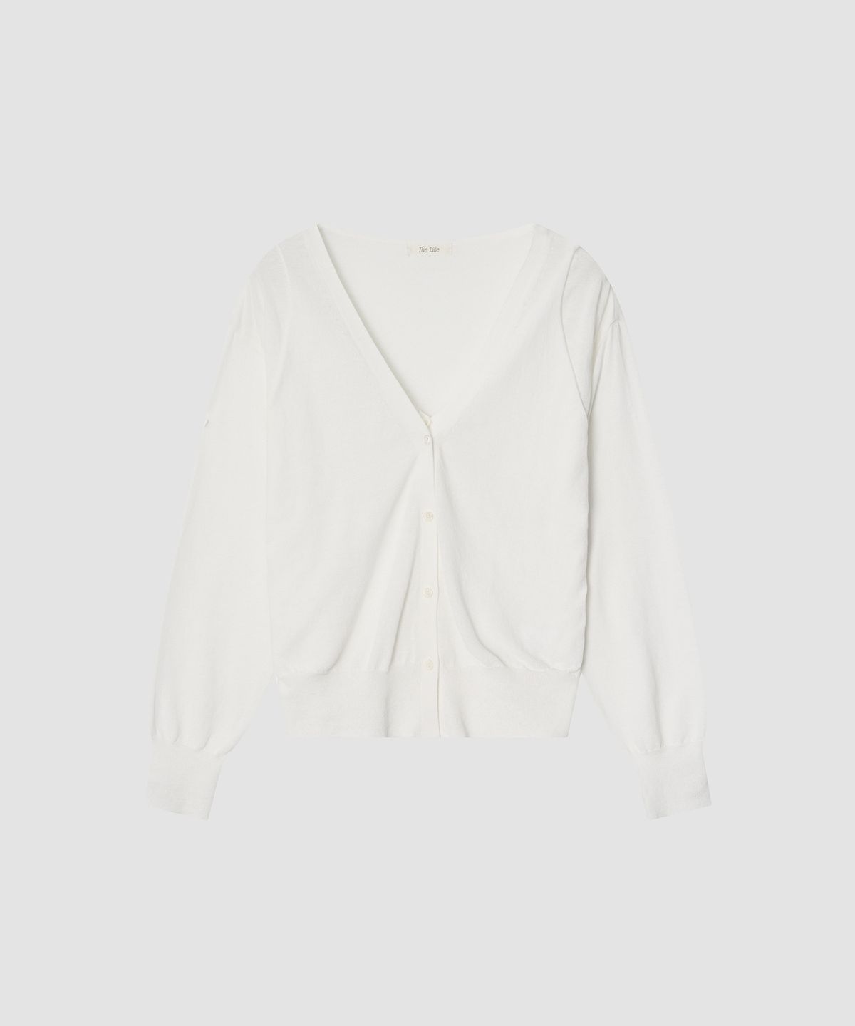 더 릴(THE LILLE) Even Layered Cardigan_Ivory