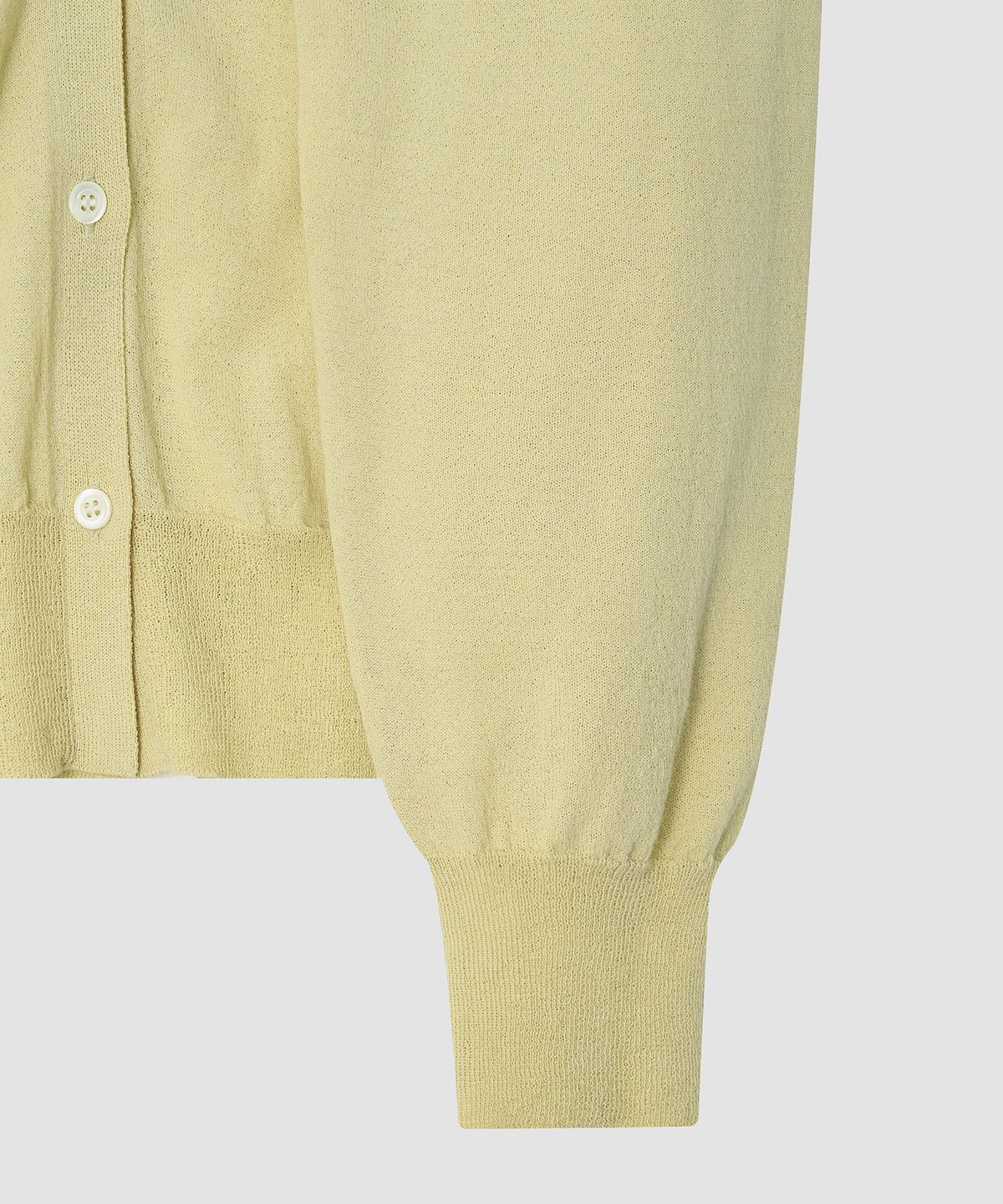 더 릴(THE LILLE) Even Layered Cardigan_Lime