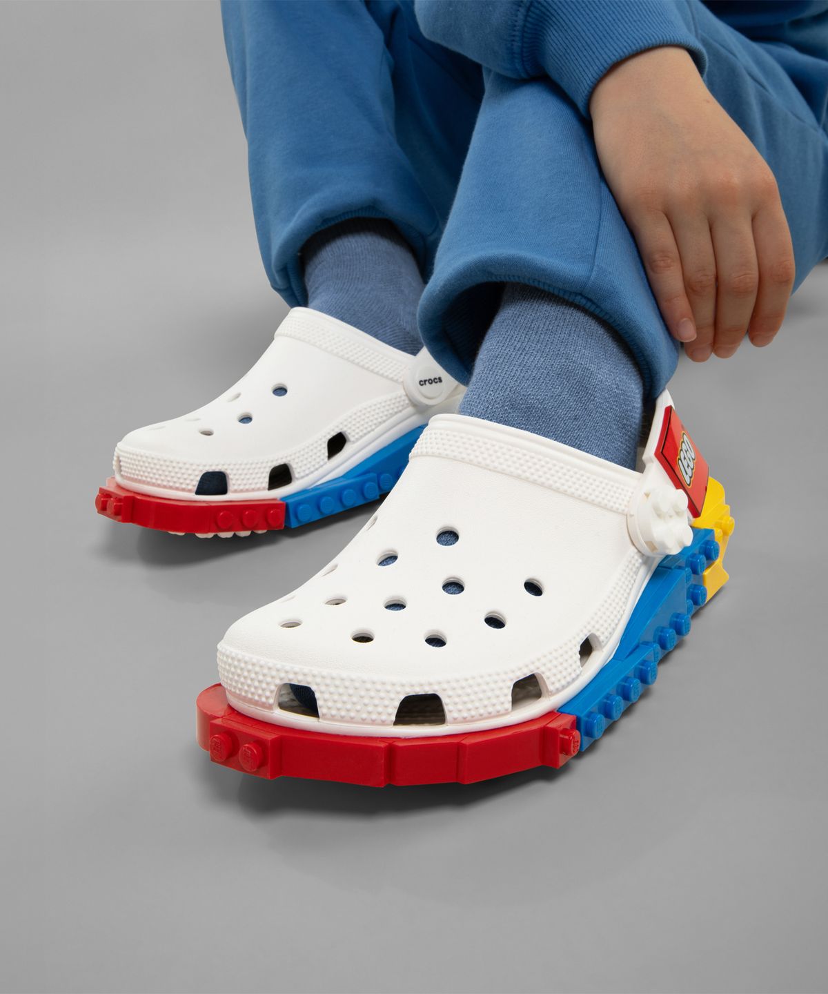 크록스키즈(CROCS KIDS) 레고 크리에이티비티 클로그 키즈 -화이트 / 211874-100
