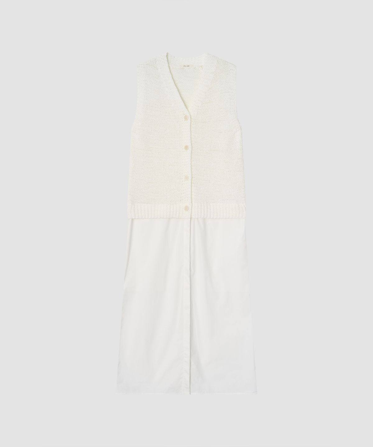 더 릴(THE LILLE) Bryn Knit Vest One-piece_Ivory