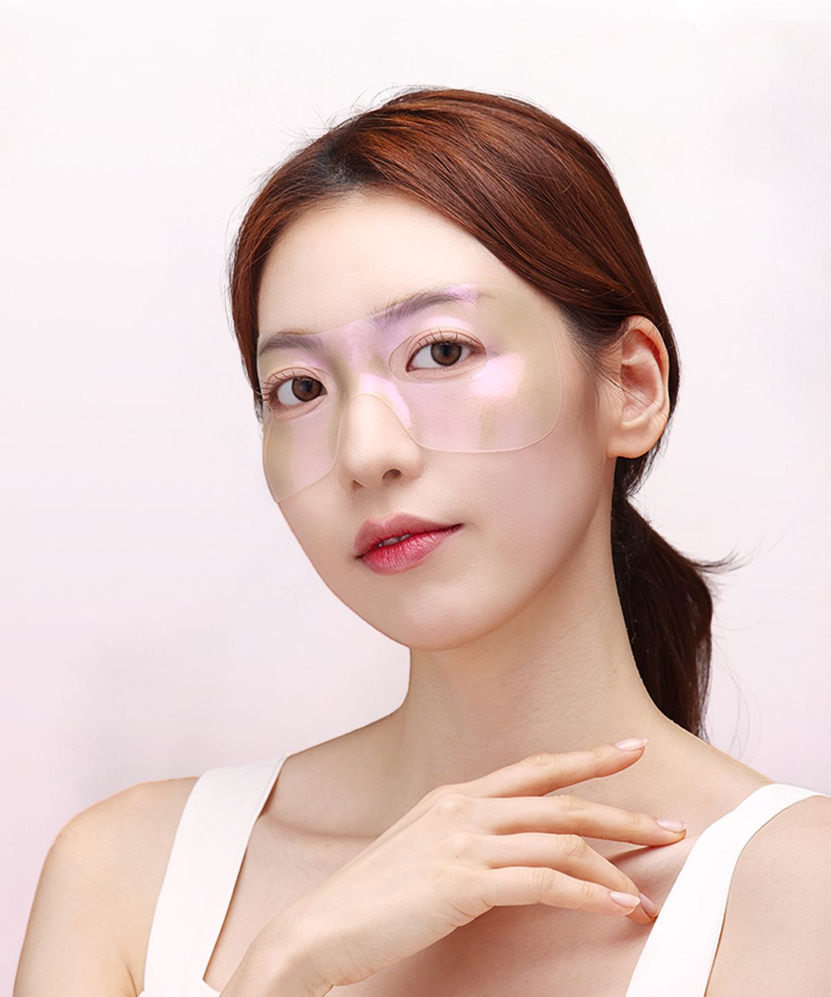 쁘띠페(PETITFEE) 아우라쿼츠 하이드로겔 아이 존 마스크 이리디센트 라벤더 5개(5회분)