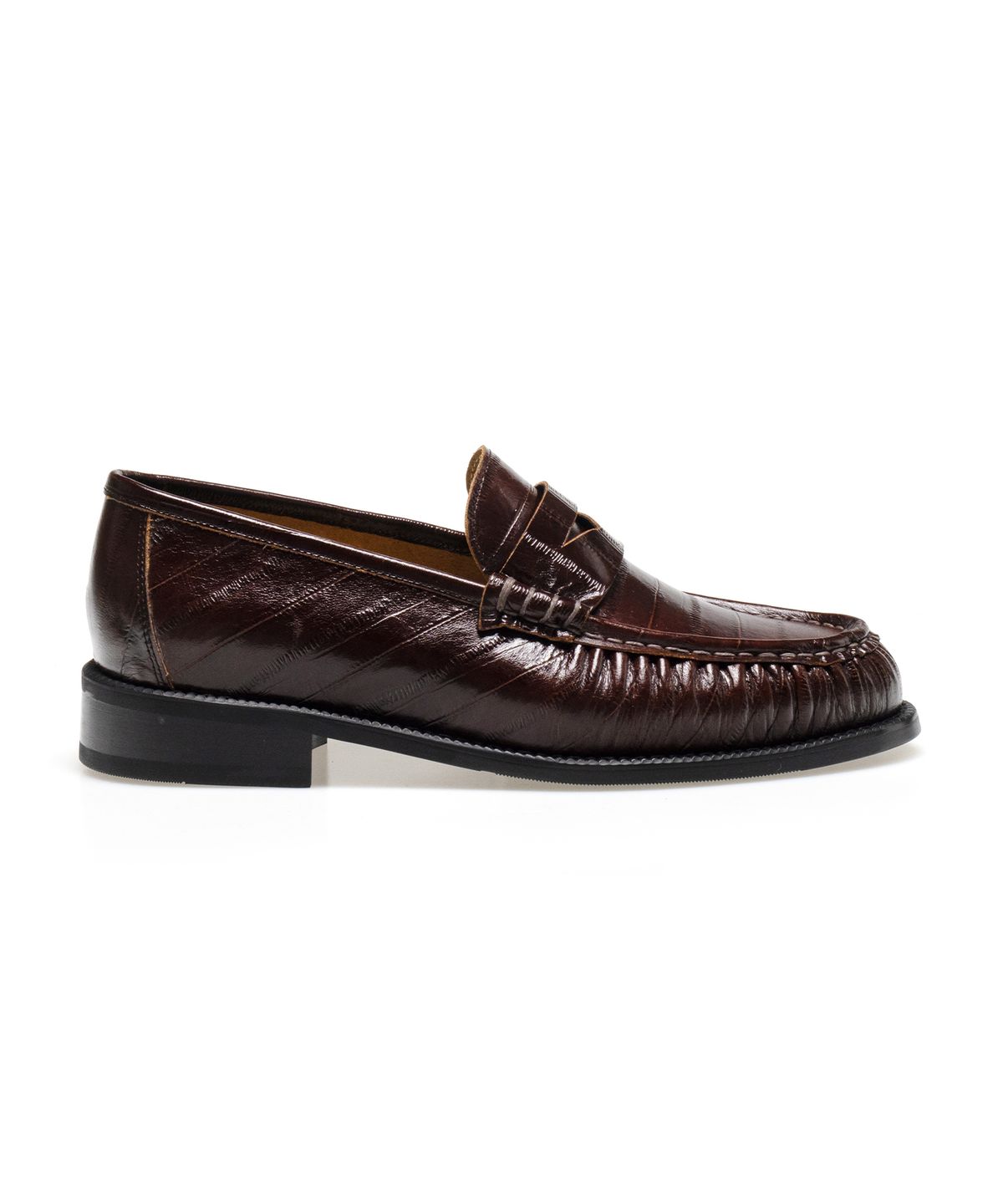 올클래식(ALLCLASSIC) ALC4411 시메르 셔링 로퍼_brown eel