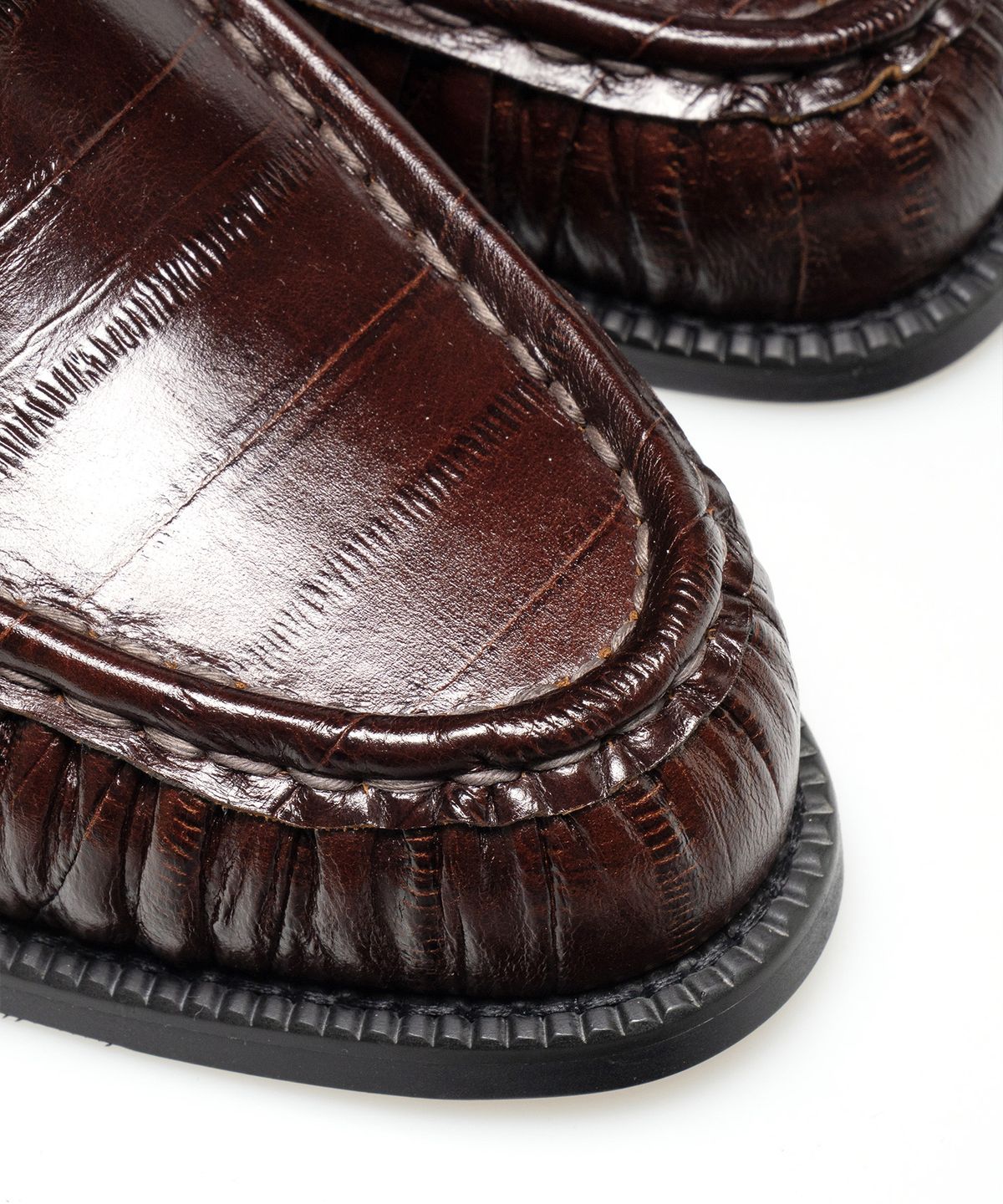 올클래식(ALLCLASSIC) ALC4411 시메르 셔링 로퍼_brown eel