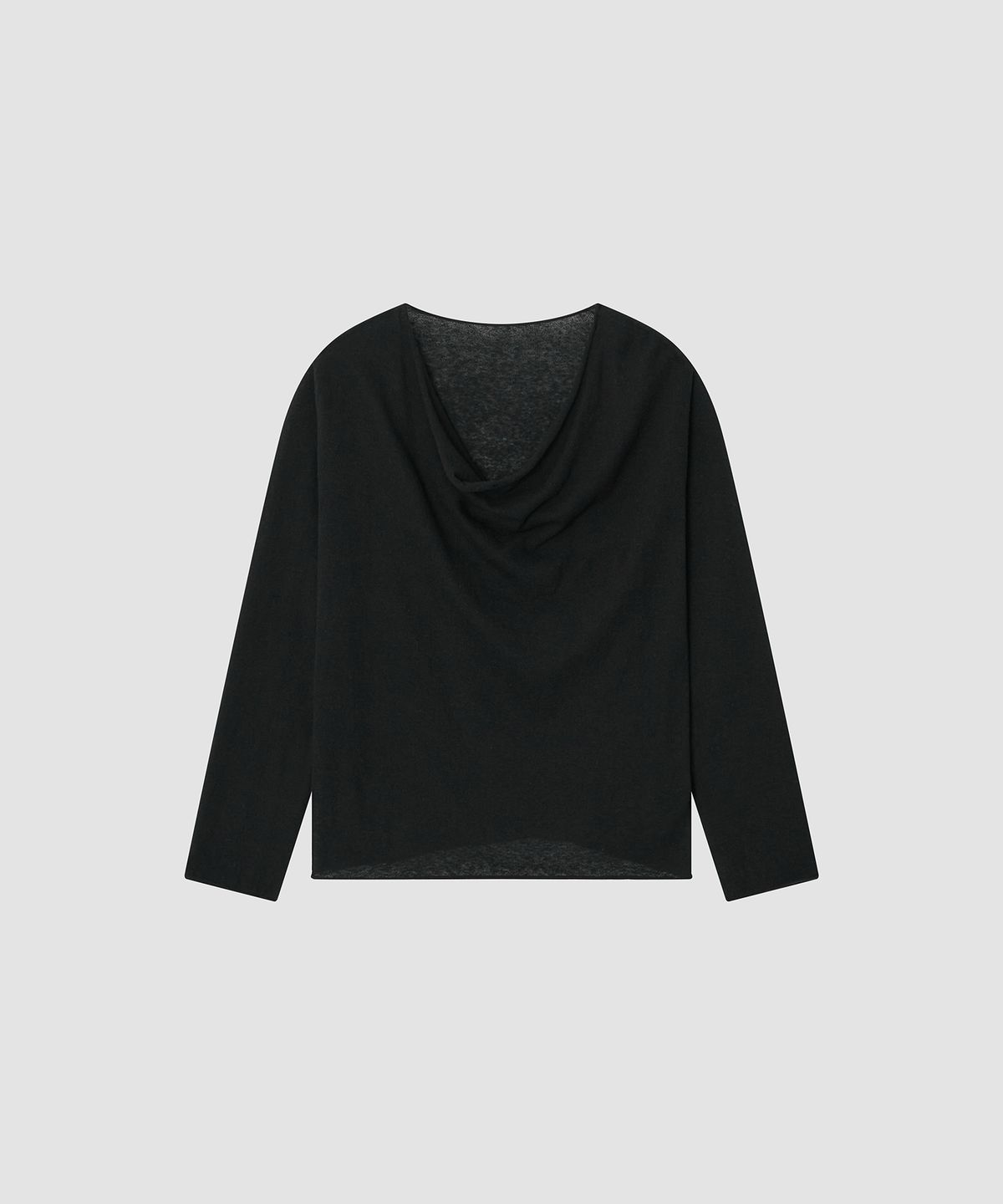 더 릴(THE LILLE) Low Drape Summer Knit_Black