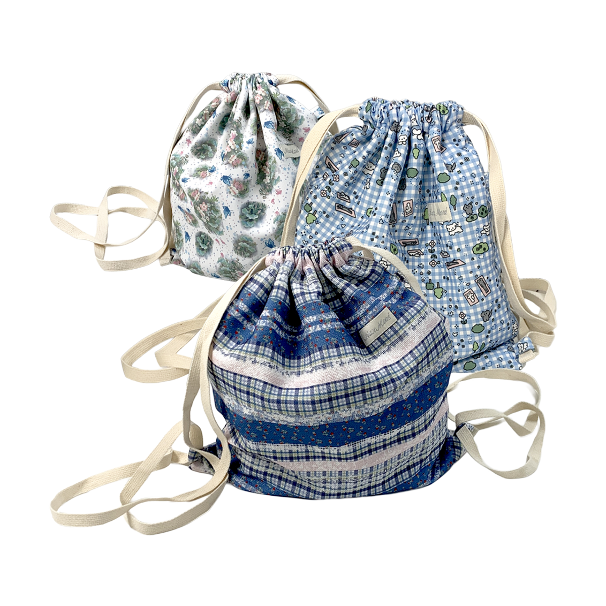 뮤즈무드(MUSEMOOD) Sunny Park String Pouch Bag (스트링백)