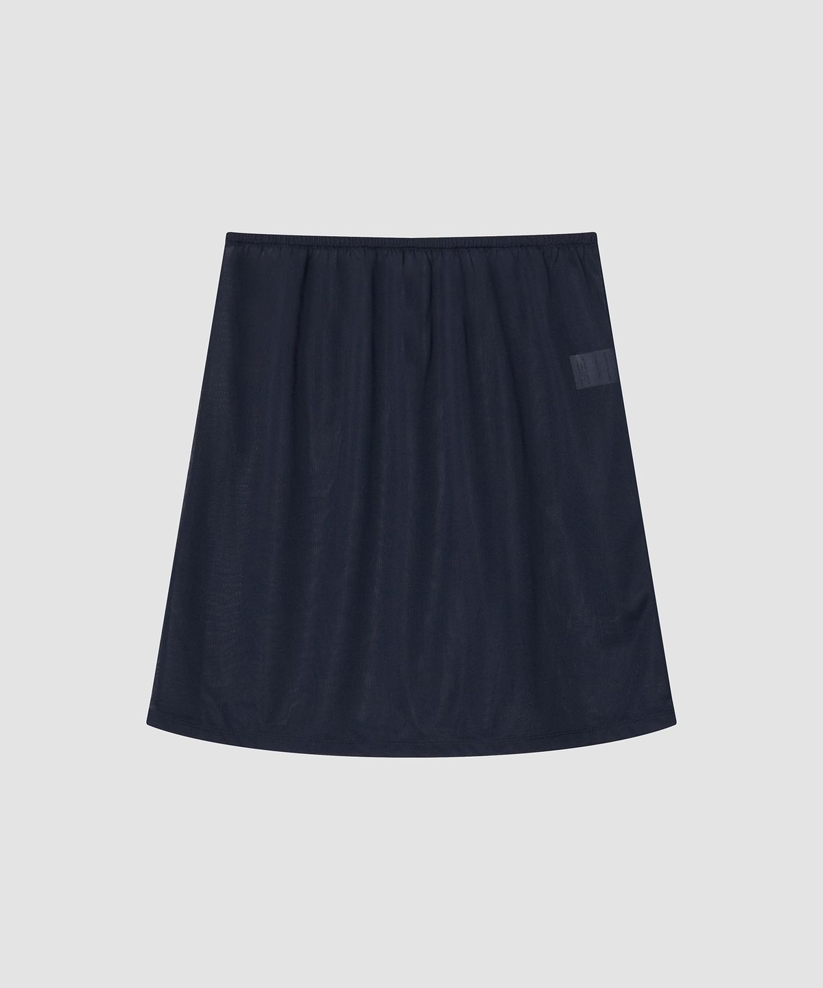 더 릴(THE LILLE) Letter Line Knit Skirt_Navy