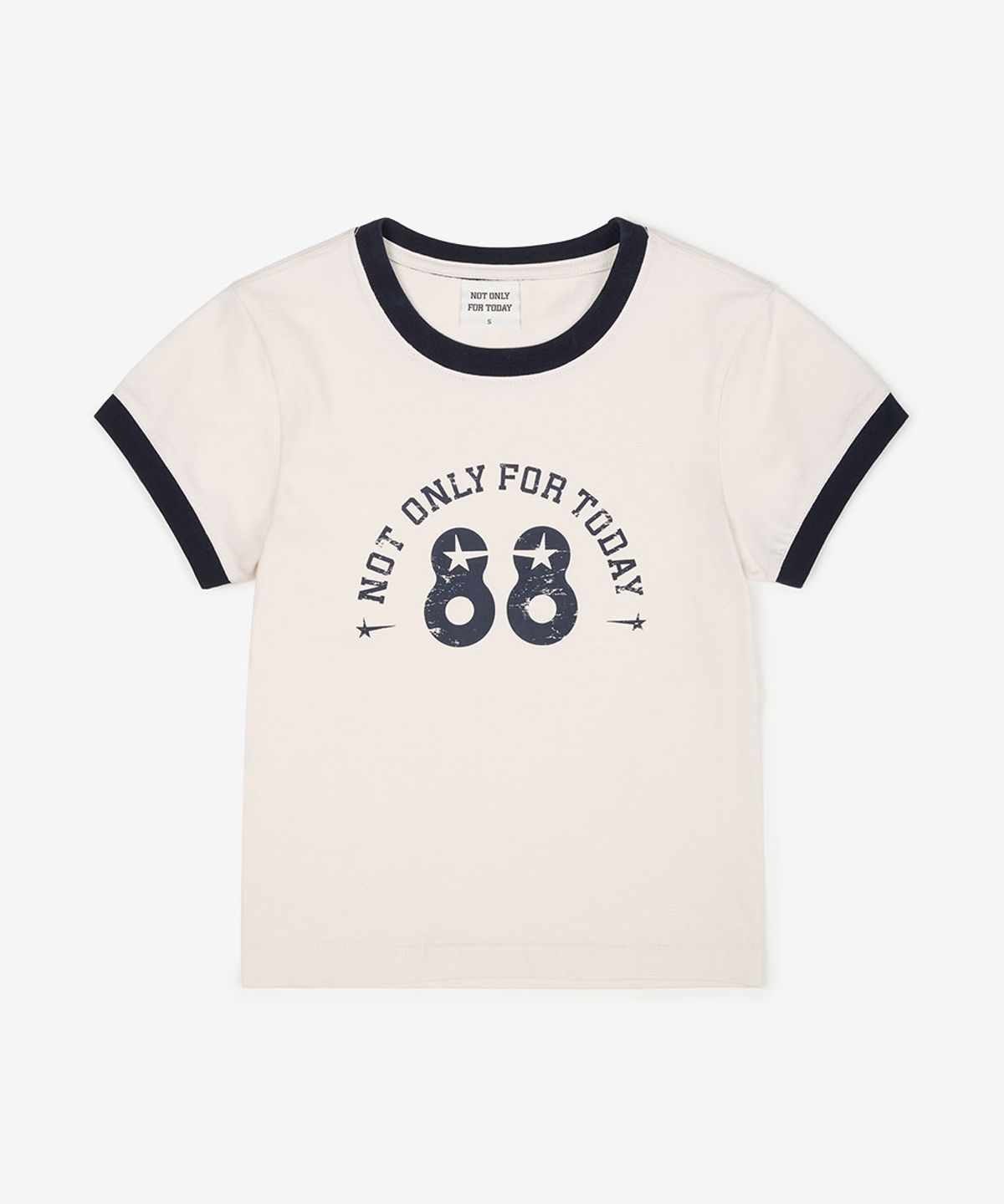 낫온리포투데이(NOT ONLY FOR TODAY) 우먼즈 88 링거 티셔츠 (2Color)