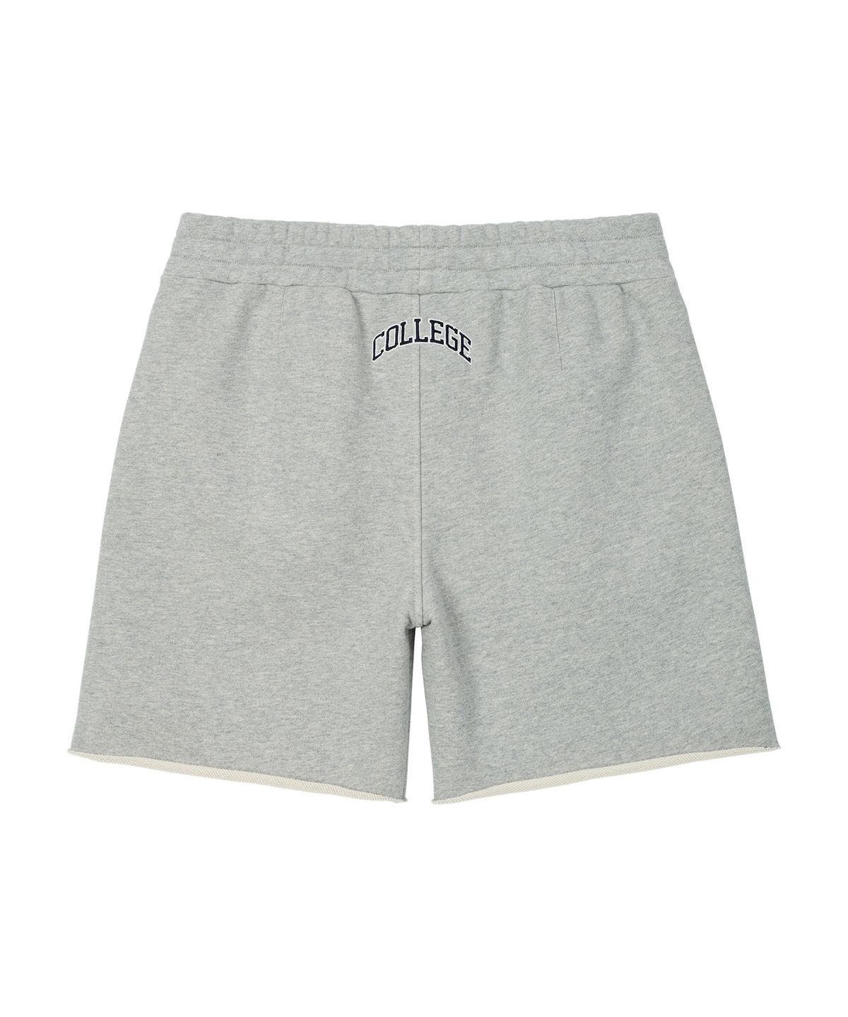 노앙(NOHANT) COLLEGE LOGO SWEAT SHORTS GRAY