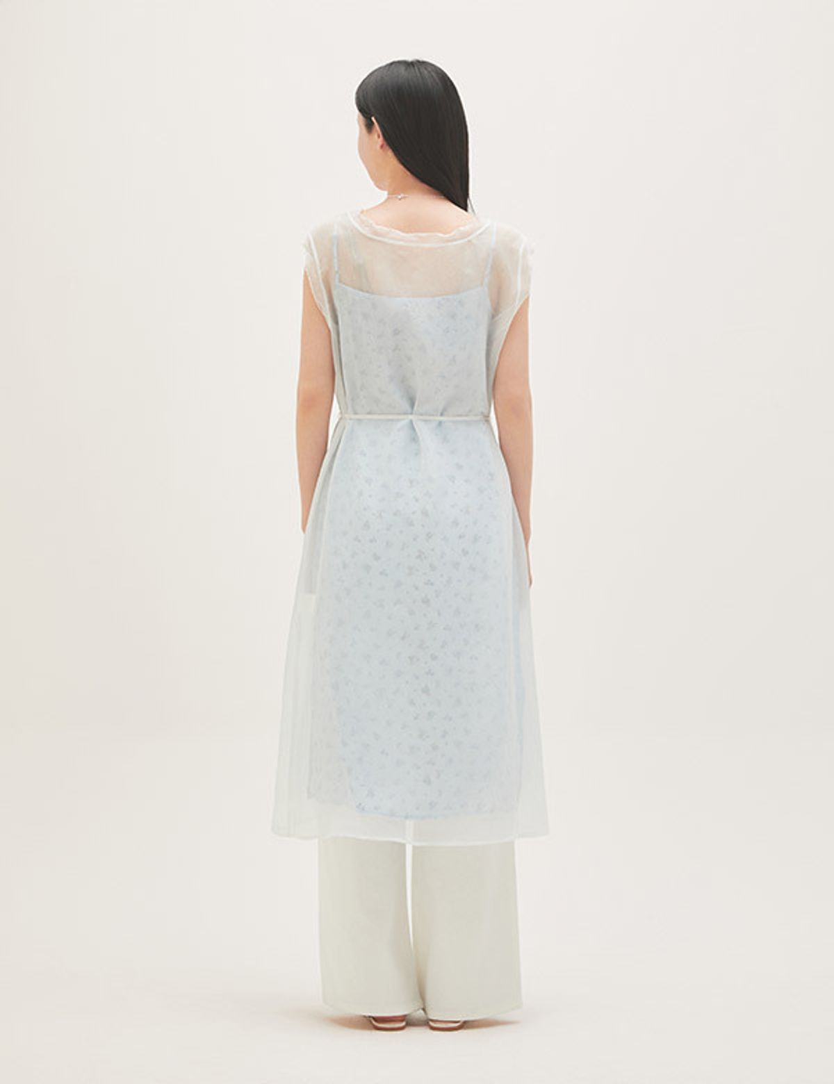 로엠(ROEM) 시스루 레이어드 롱원피스 RMOWG25R13