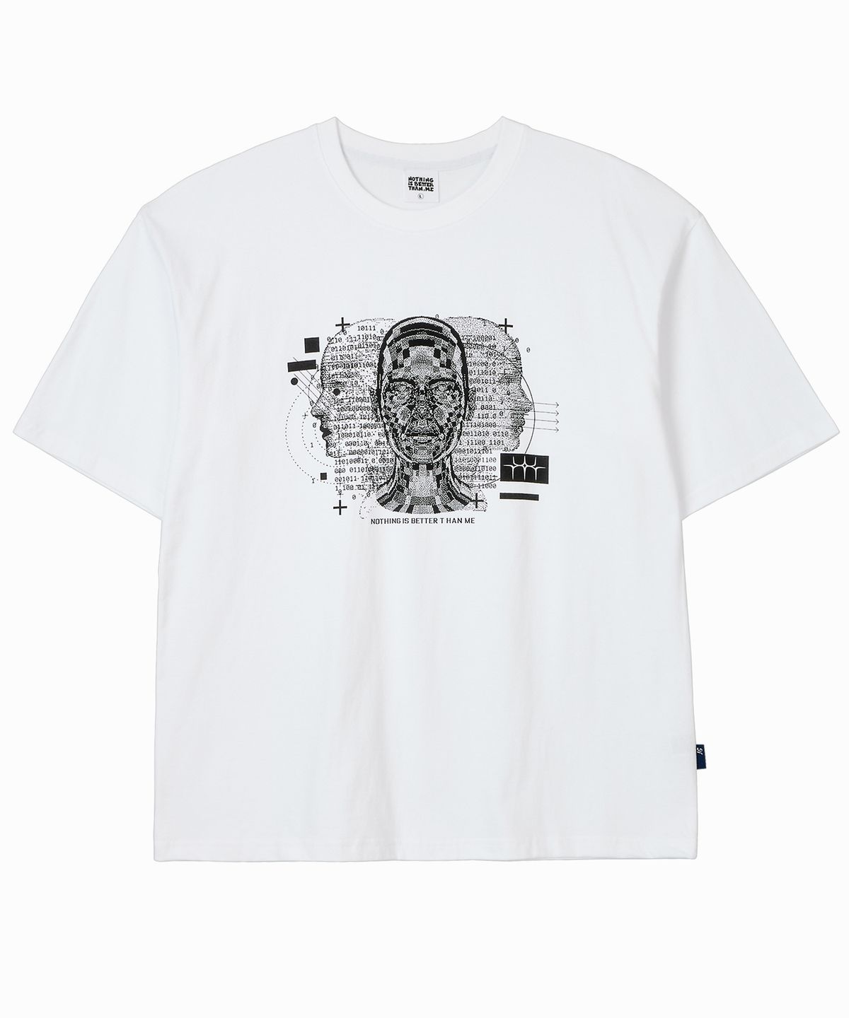 낫띵이즈베럴댄미(NOTHINGISBETTERTHANME) DIGITAL HUMAN TEE_white