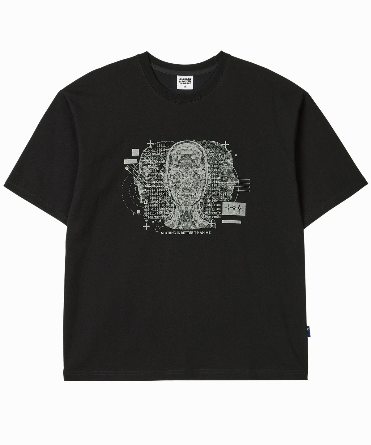 낫띵이즈베럴댄미(NOTHINGISBETTERTHANME) DIGITAL HUMAN TEE_black
