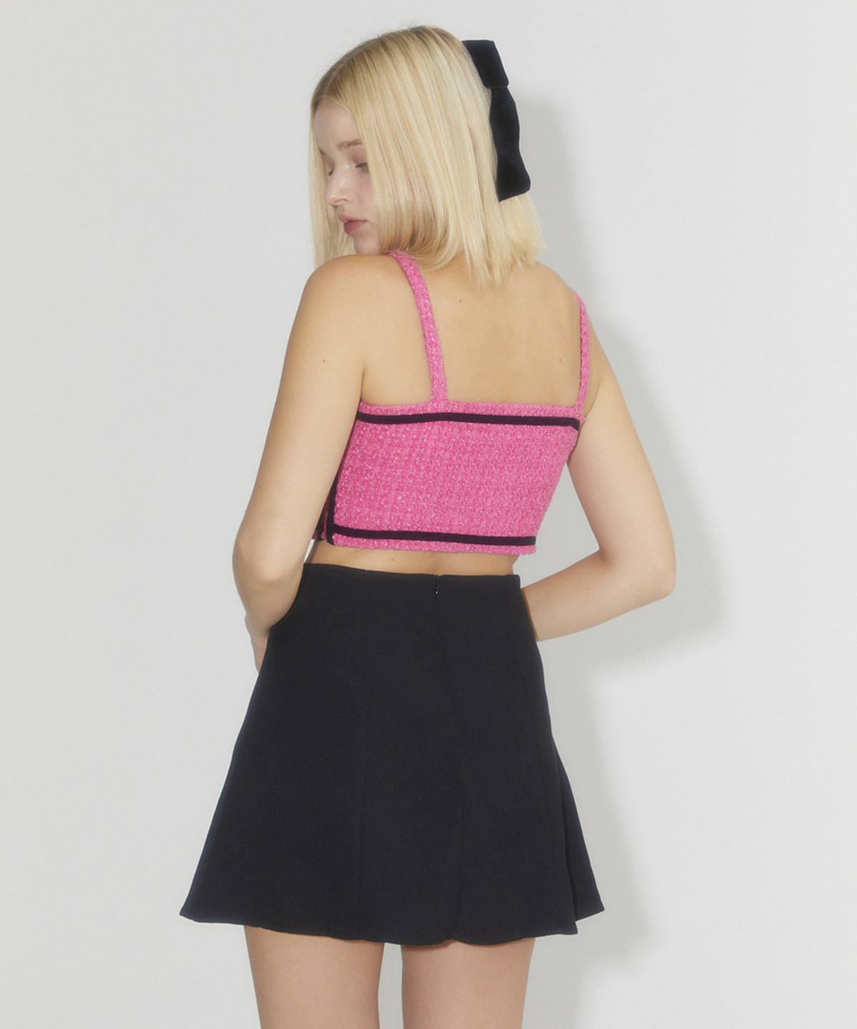 알리에나(ALIENAR) Briller tweed bustier - PK