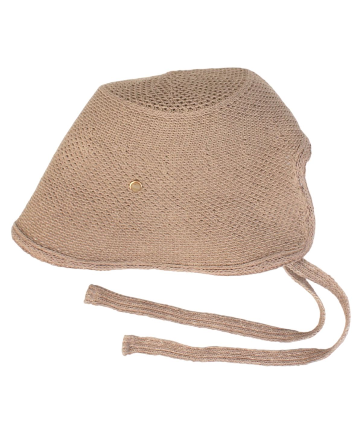 유니버셜 케미스트리(UNIVERSAL CHEMISTRY) Summer Logo Brown Bonnet Hat 보닛햇