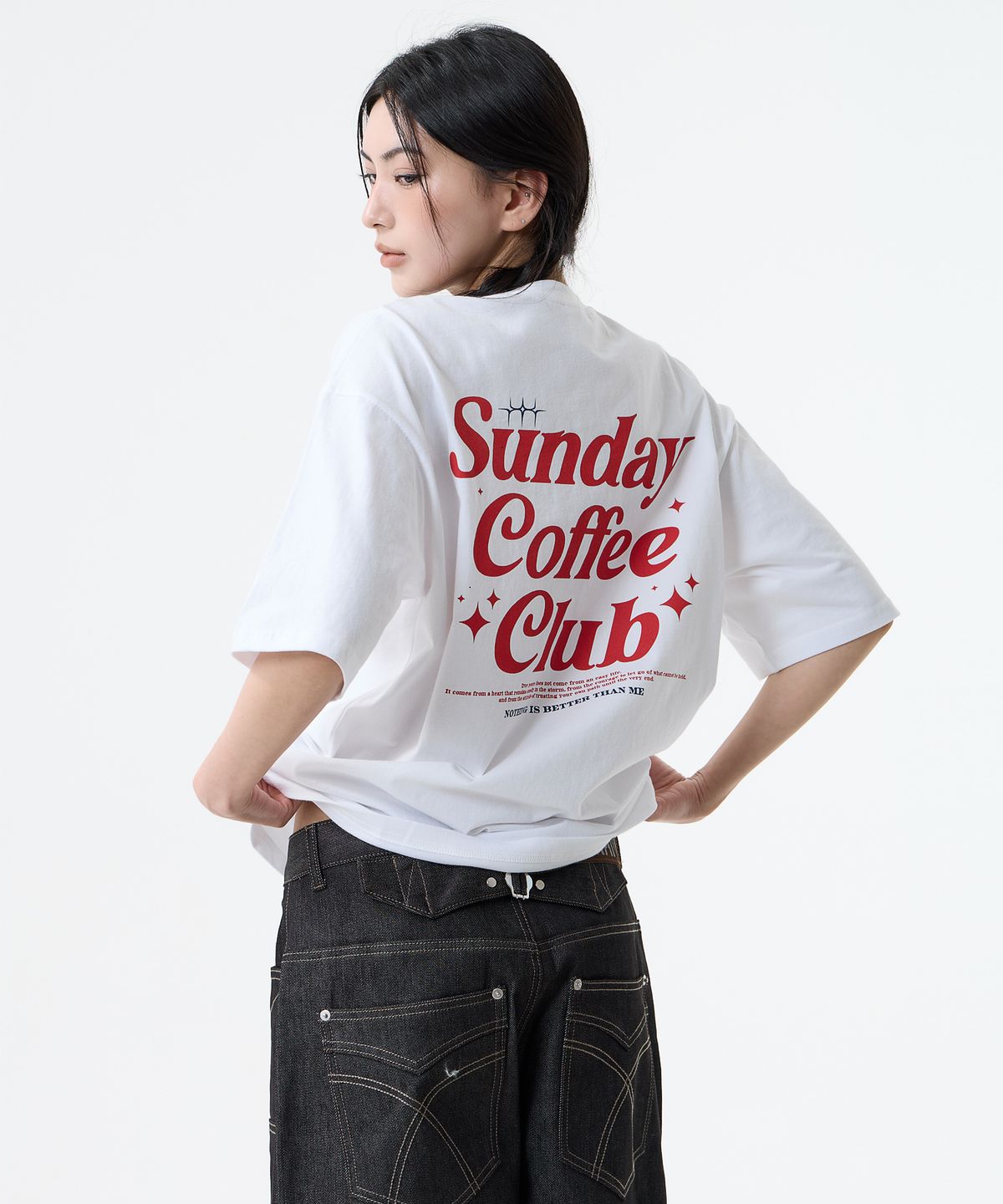 낫띵이즈베럴댄미(NOTHINGISBETTERTHANME) COFFEE CLUB TEE_white