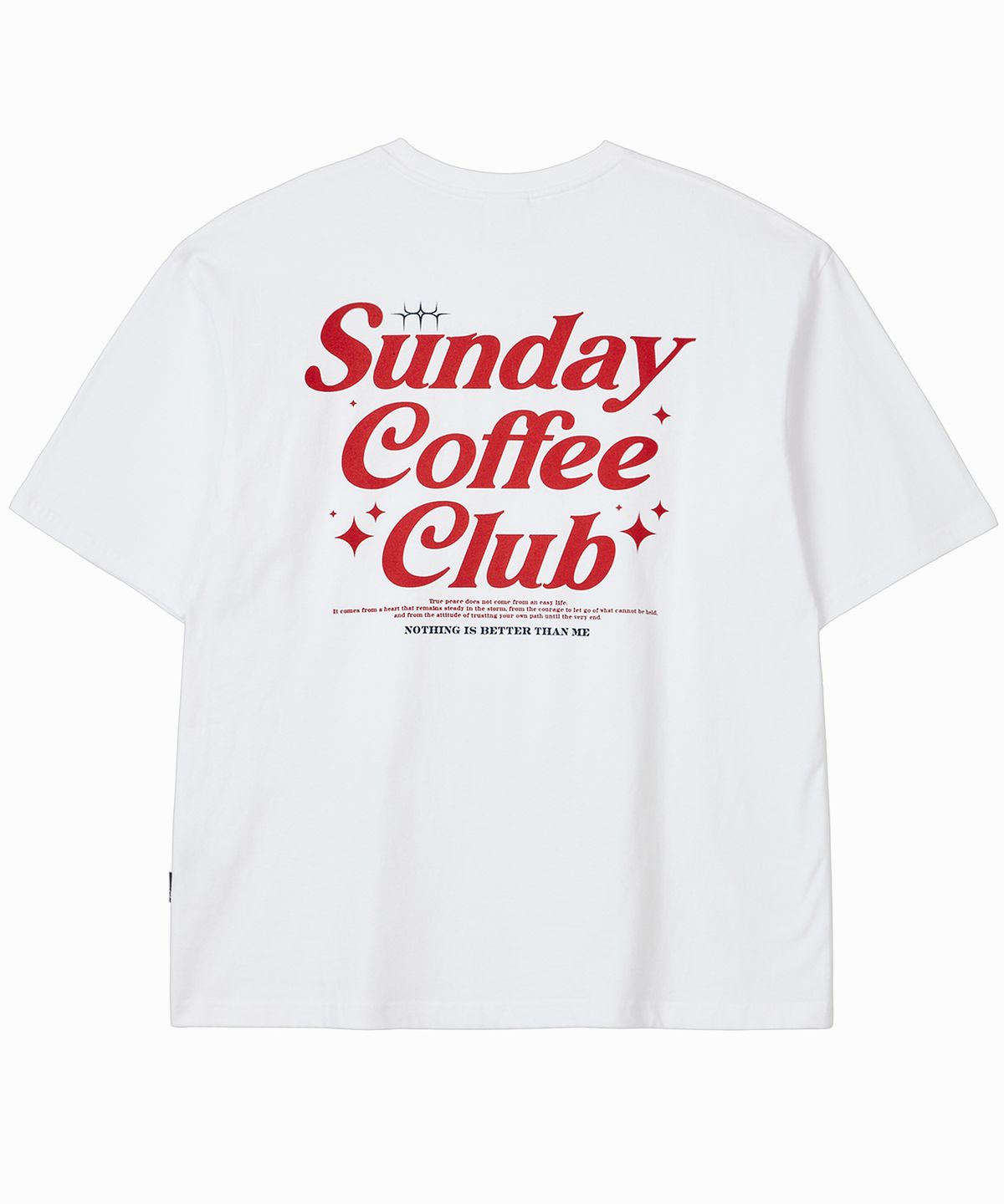 낫띵이즈베럴댄미(NOTHINGISBETTERTHANME) COFFEE CLUB TEE_white