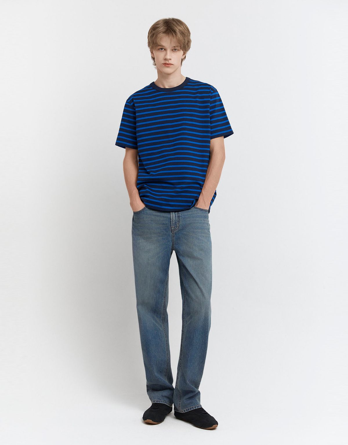 지오다노(GIORDANO) LW 스트레이트루즈핏 데님 116547 [3color]