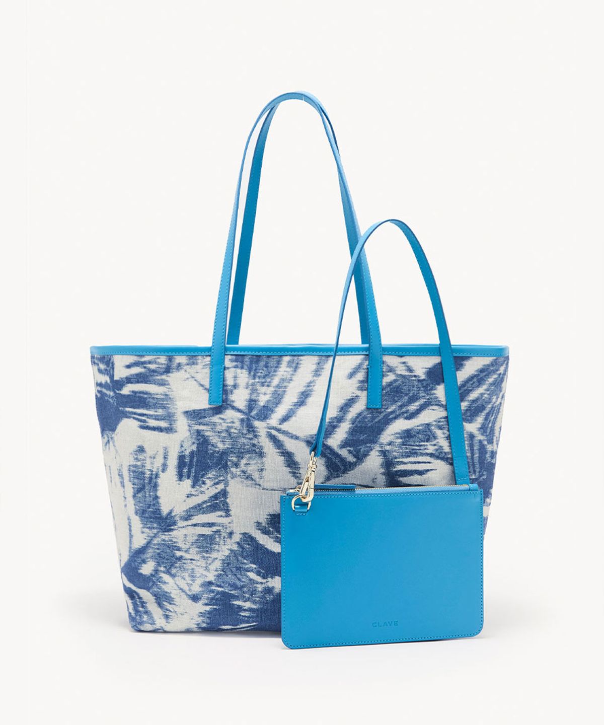 끌라베(CLAVE) 소피아 블루 토트백 (SOFIA Blue Tote Bag)