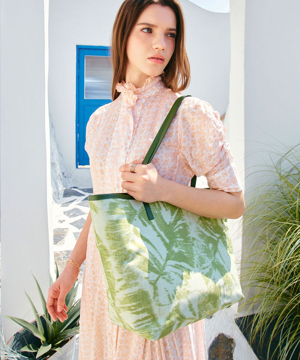 끌라베(CLAVE) 소피아 그린 토트백 (SOFIA Green Tote Bag)