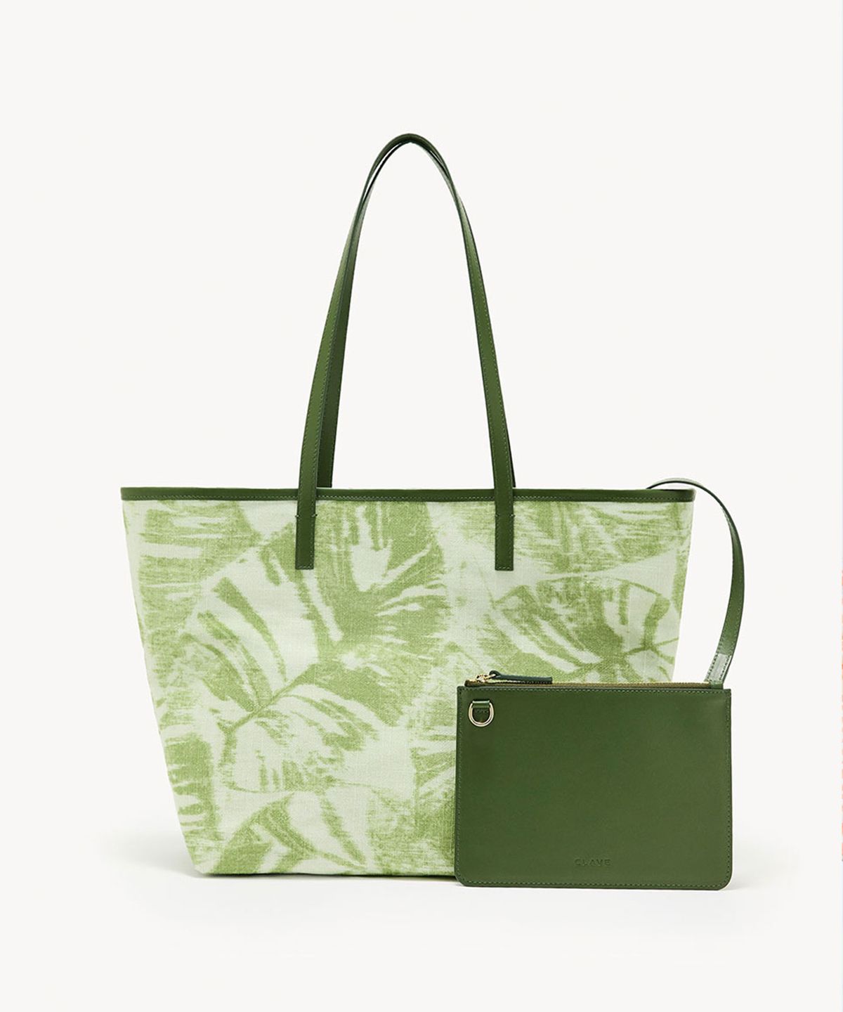 끌라베(CLAVE) 소피아 그린 토트백 (SOFIA Green Tote Bag)