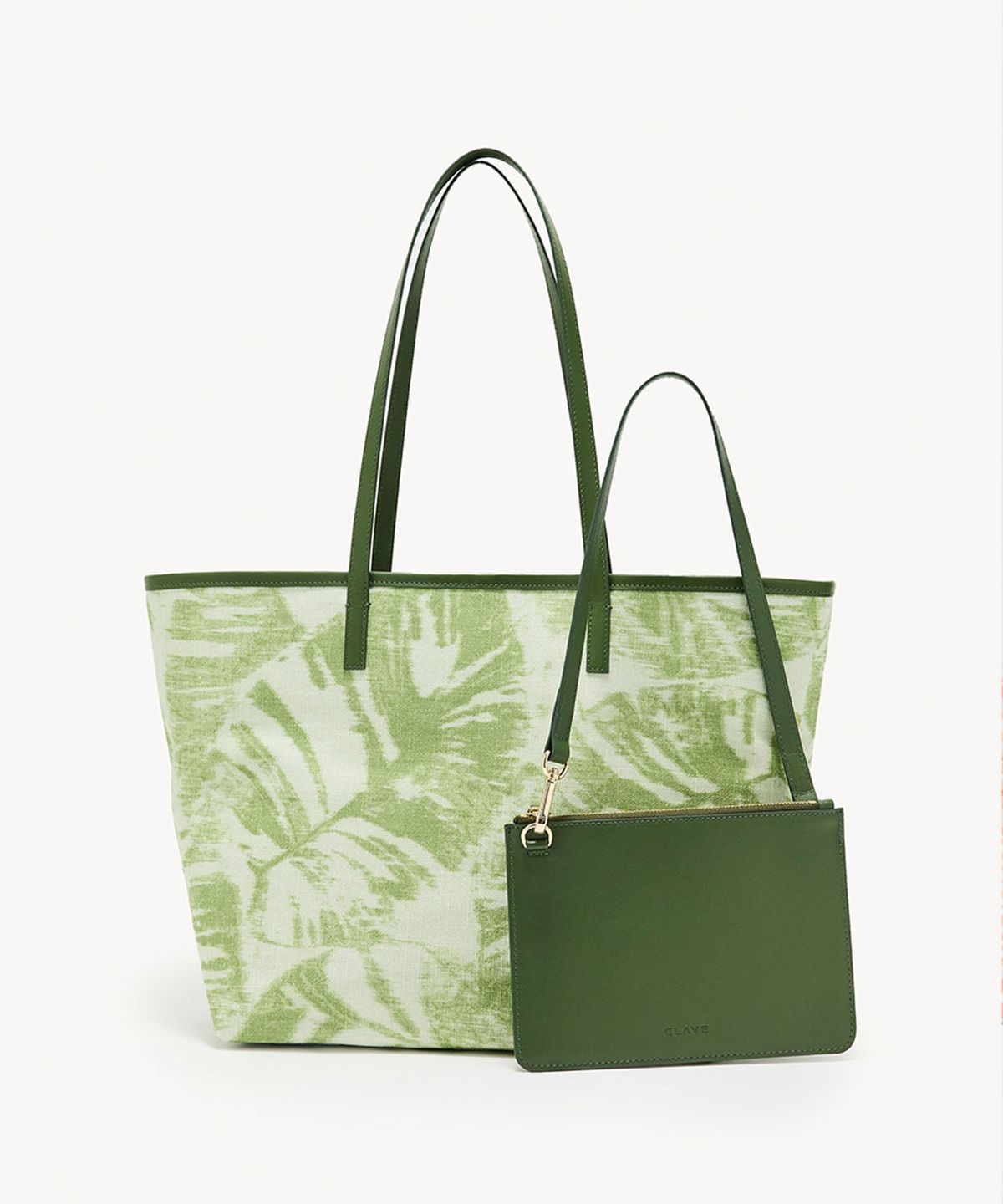 끌라베(CLAVE) 소피아 그린 토트백 (SOFIA Green Tote Bag)