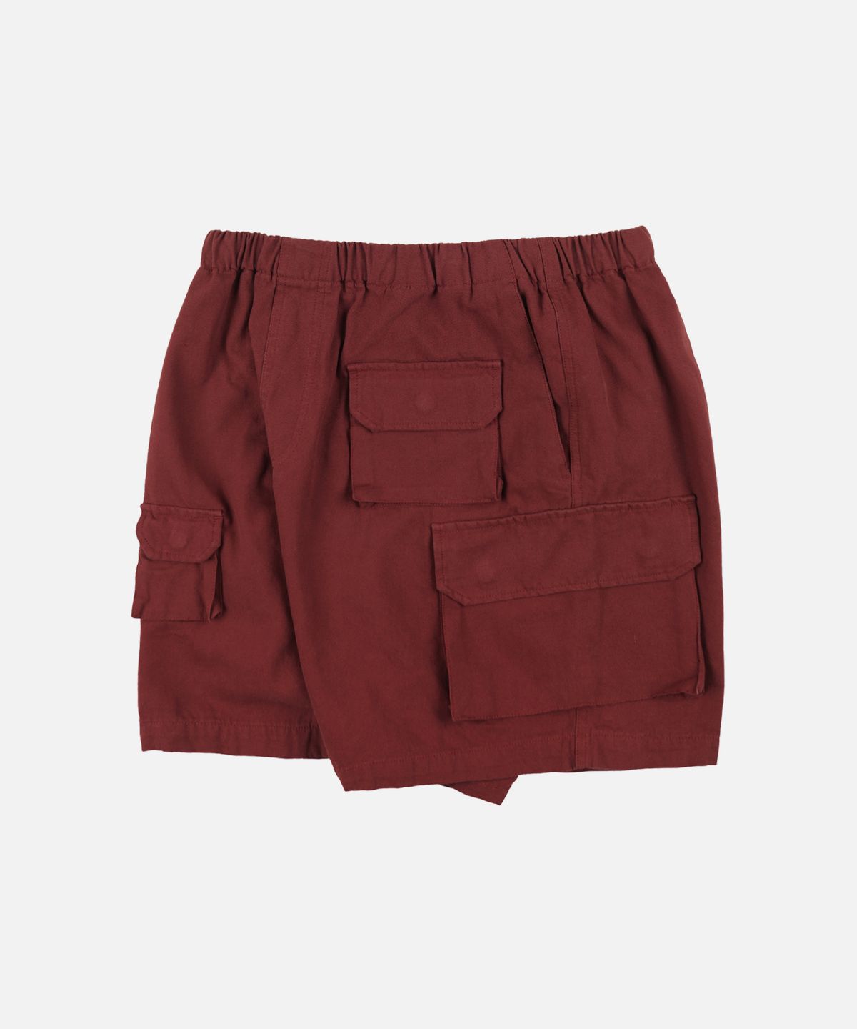 프리즘웍스(FRIZMWORKS) CANVAS MULTI POCKET SHORTS _ BURGUNDY