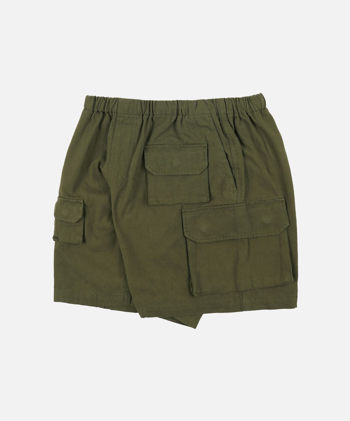 프리즘웍스(FRIZMWORKS) CANVAS MULTI POCKET SHORTS _ OLIVE