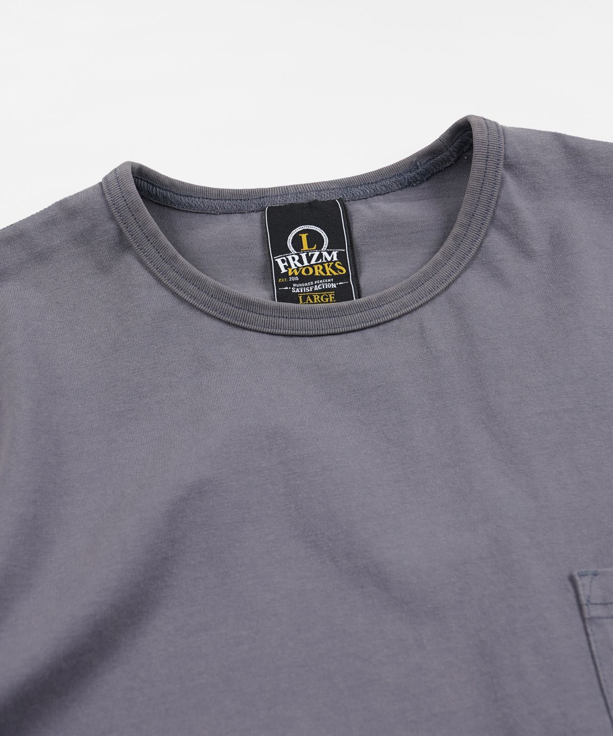 프리즘웍스(FRIZMWORKS) VINTAGE POCKET HALF TEE _ NAVY