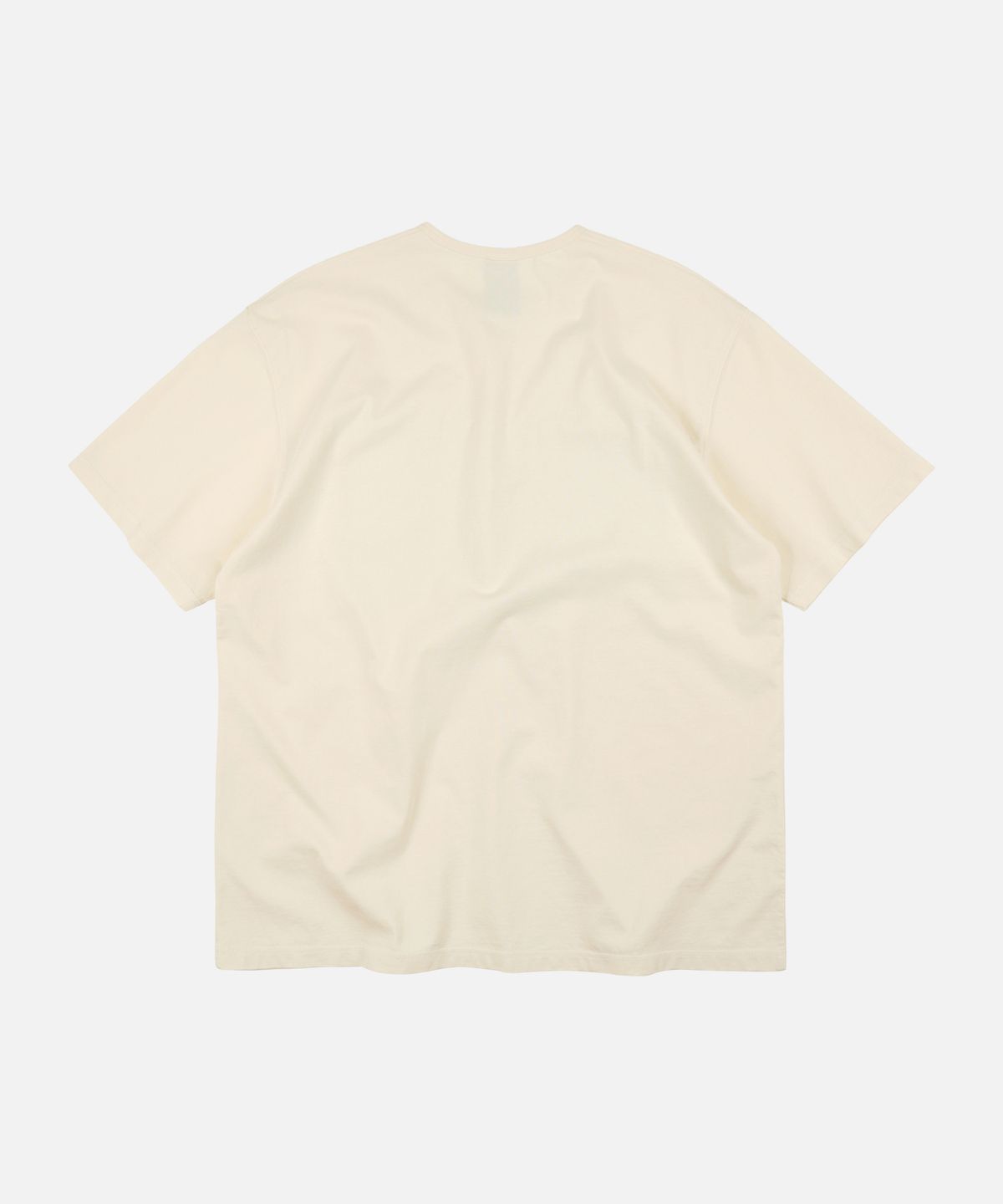프리즘웍스(FRIZMWORKS) VINTAGE POCKET HALF TEE _ IVORY