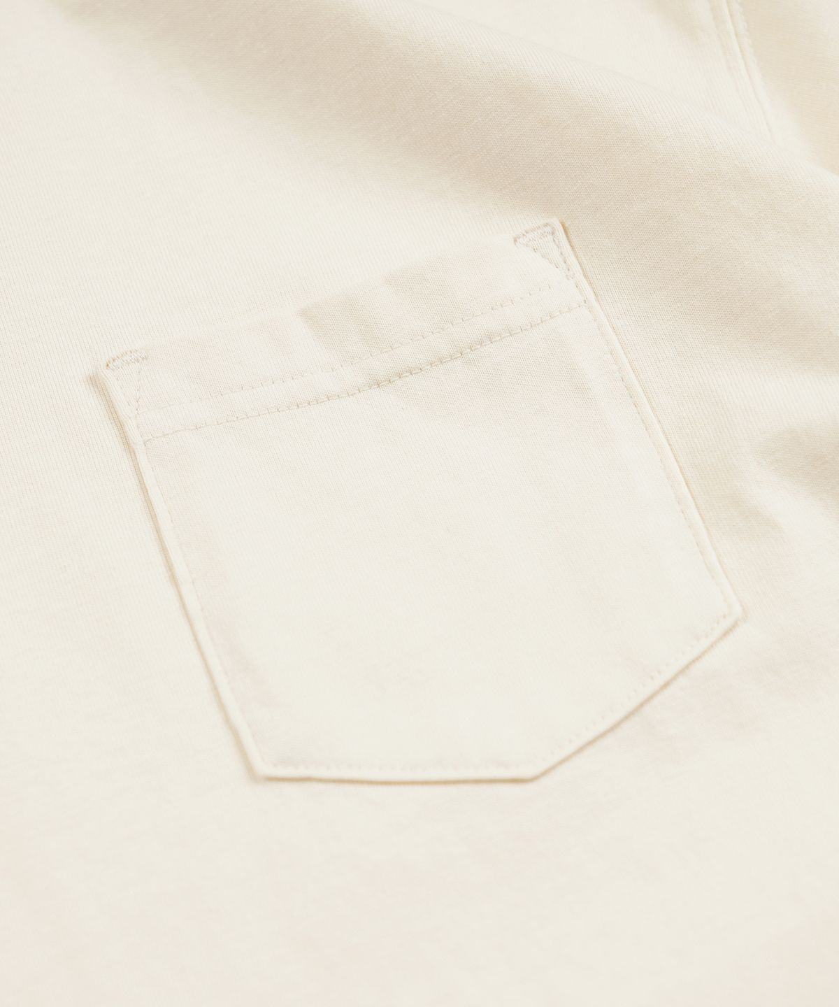 프리즘웍스(FRIZMWORKS) VINTAGE POCKET HALF TEE _ IVORY