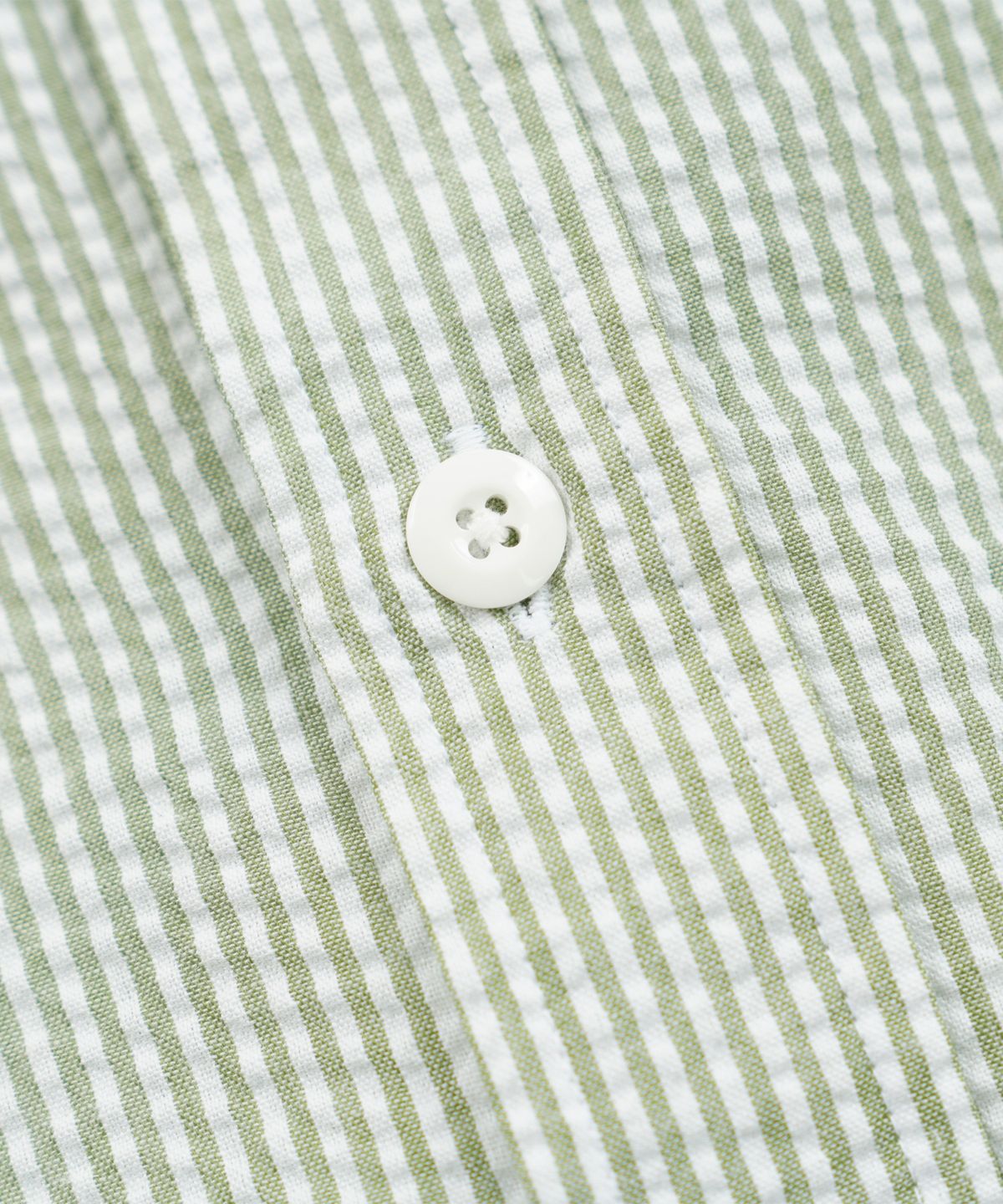 프리즘웍스(FRIZMWORKS) OG STRIPE SEERSUCKER HALF SHIRT _ GREEN
