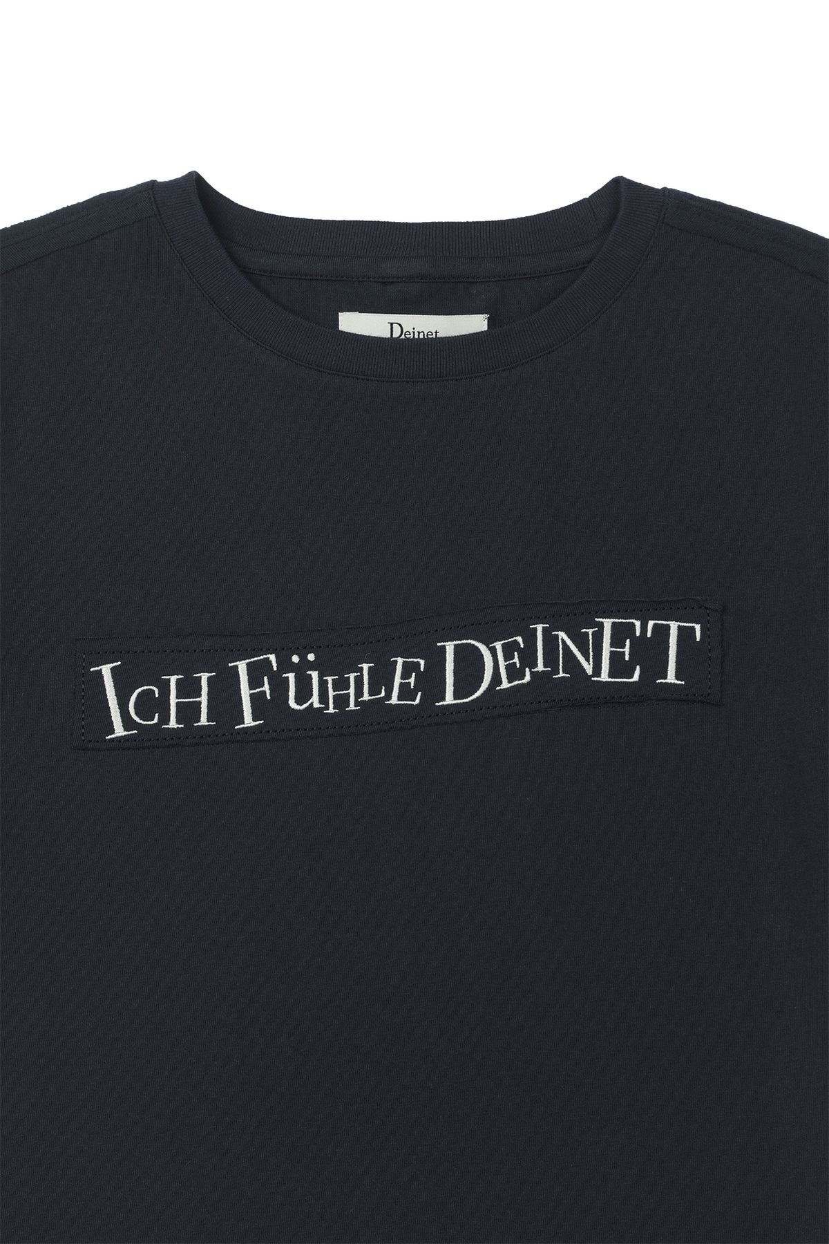 다이닛(DEINET) UPSIDED T-SHIRT IN DARK NAVY