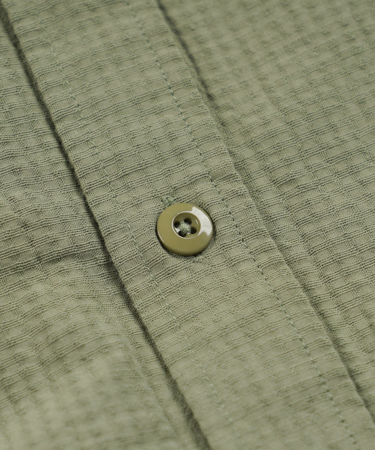 프리즘웍스(FRIZMWORKS) OG DOBBY WEAVE SEERSUCKER HALF SHIRT _ OLIVE