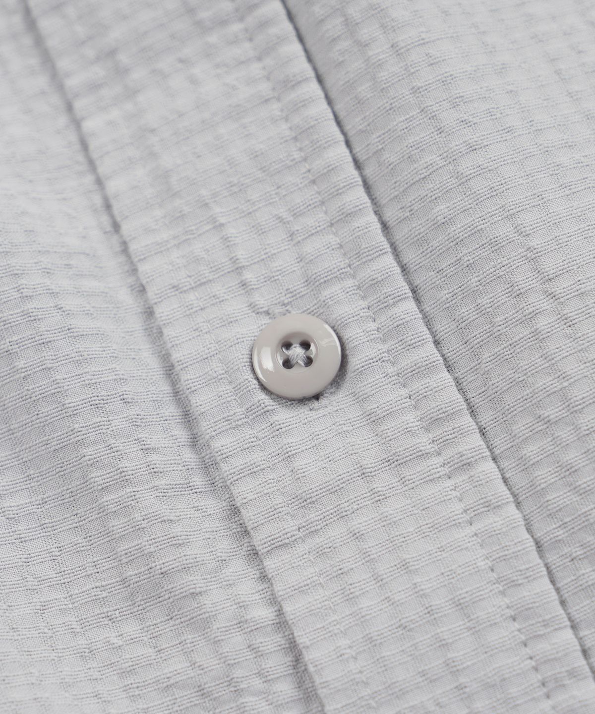 프리즘웍스(FRIZMWORKS) OG DOBBY WEAVE SEERSUCKER HALF SHIRT _ GRAY