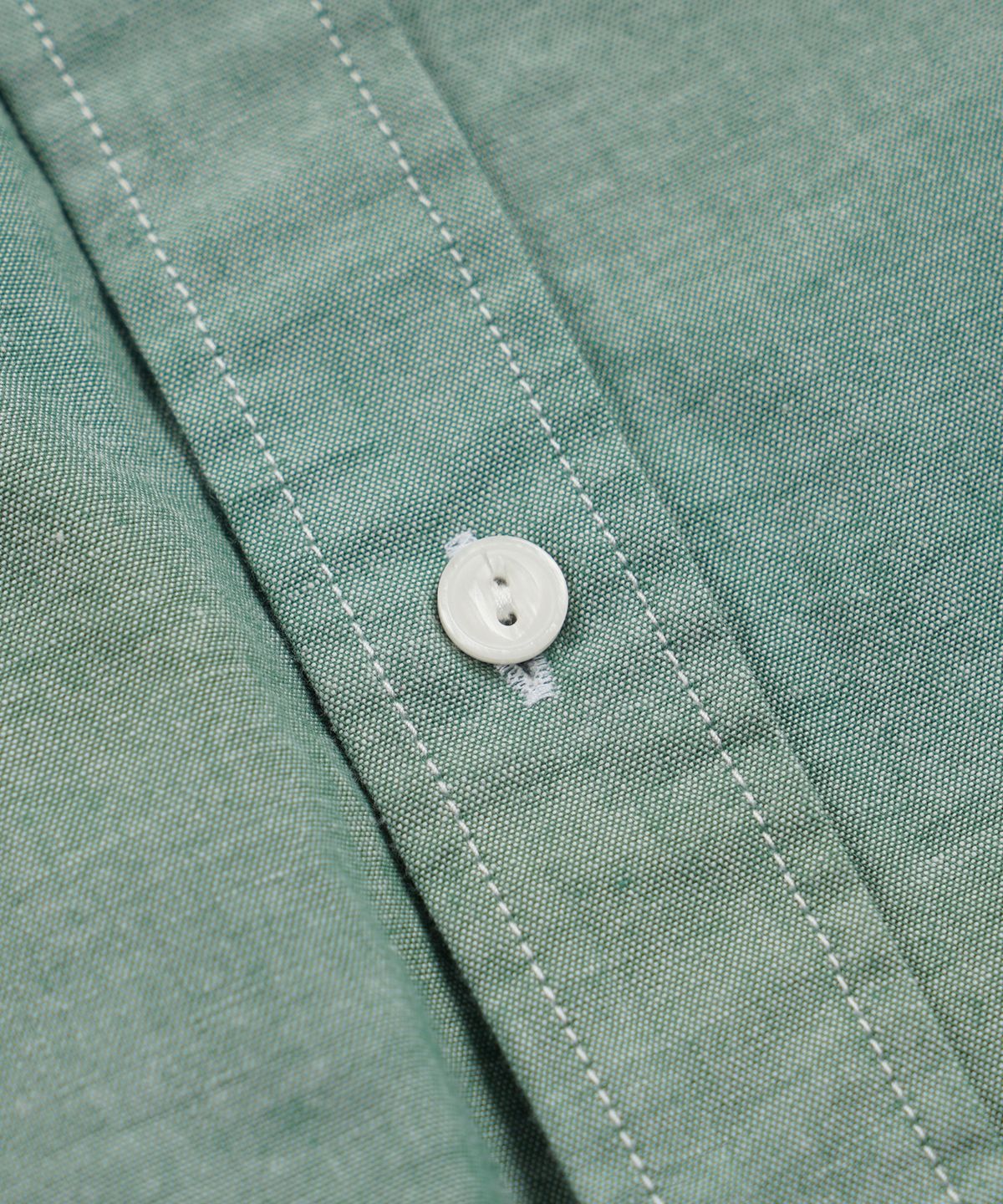 프리즘웍스(FRIZMWORKS) CHAMBRAY BIG POCKET HALF SHIRT _ GREEN