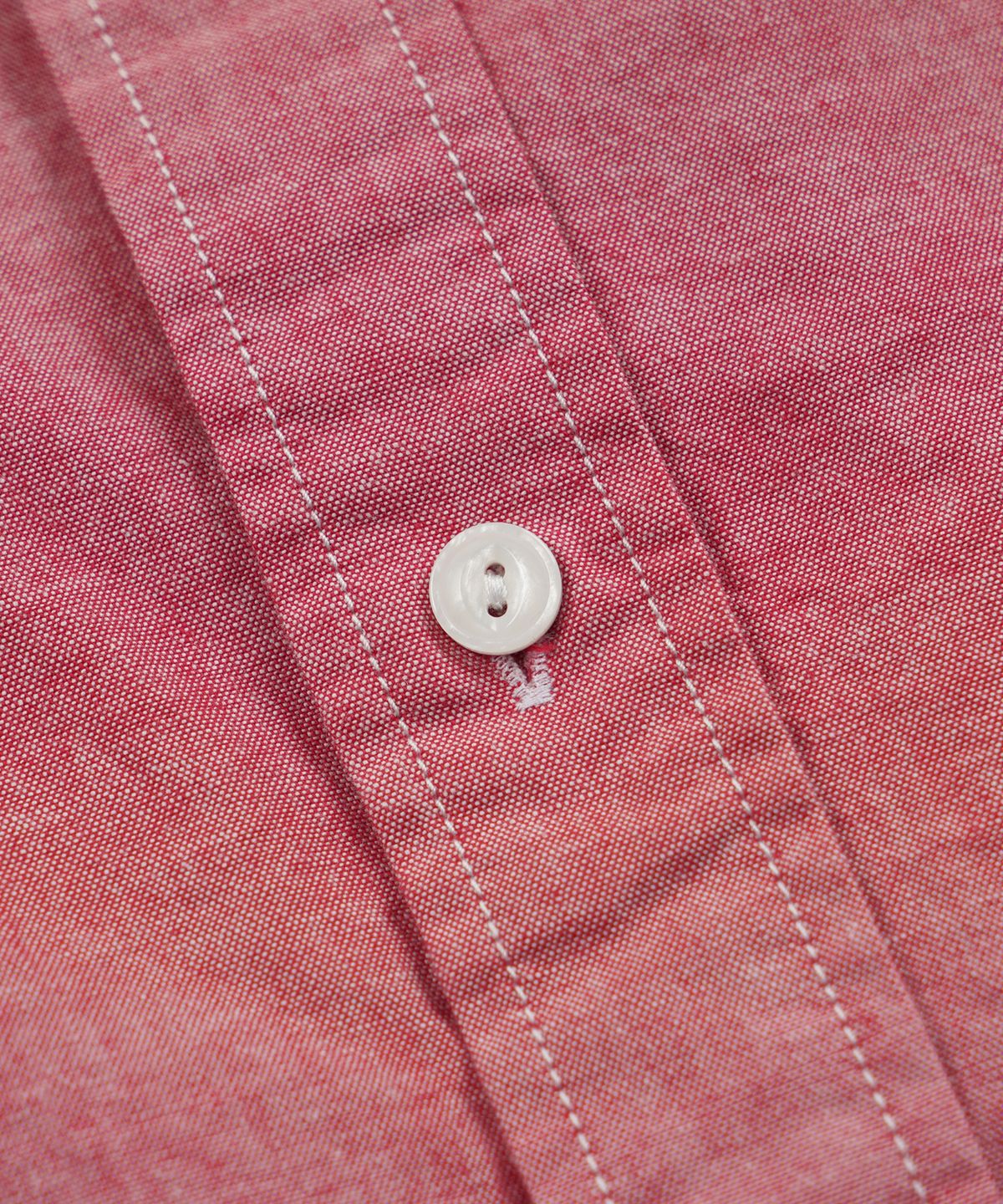 프리즘웍스(FRIZMWORKS) CHAMBRAY BIG POCKET HALF SHIRT _ RED