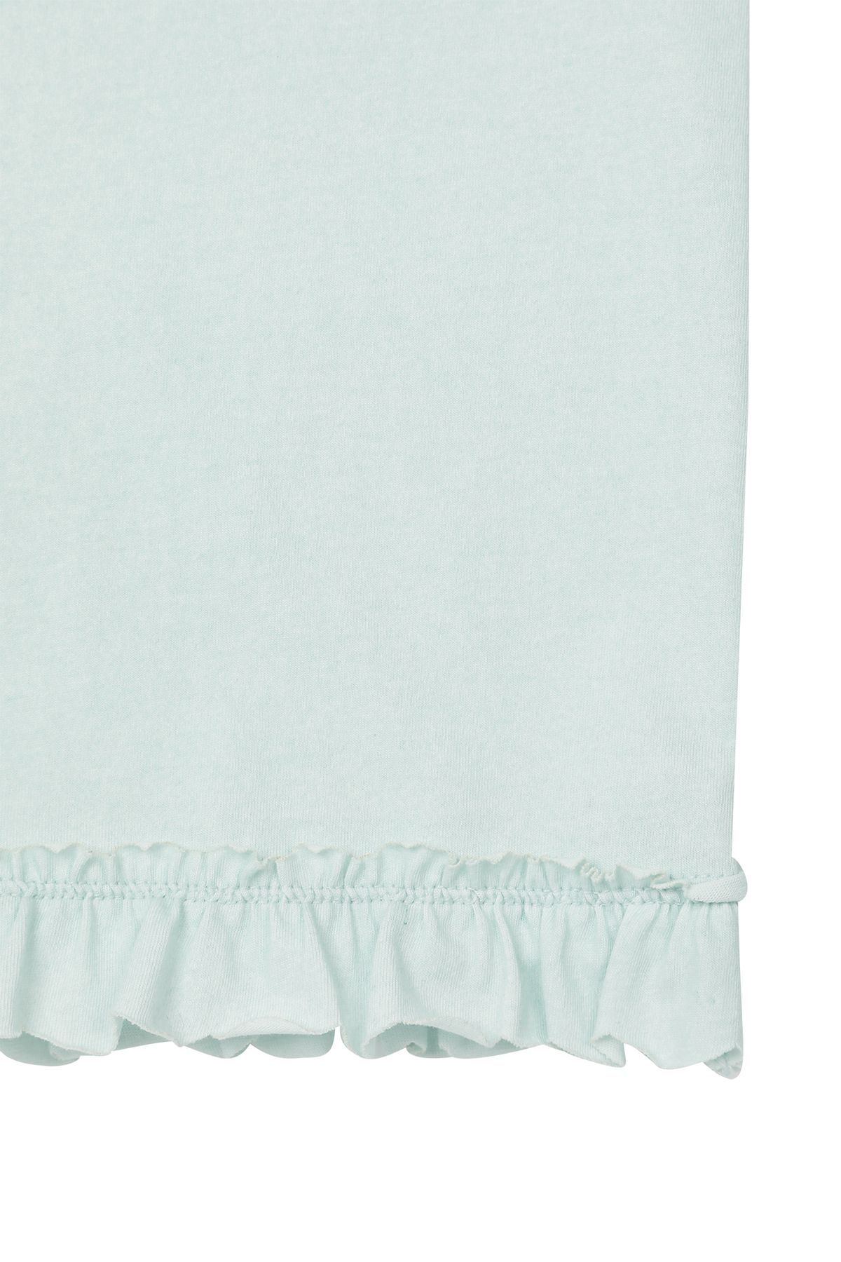 다이닛(DEINET) RUFFLE WASHED T-SHIRT IN MINT