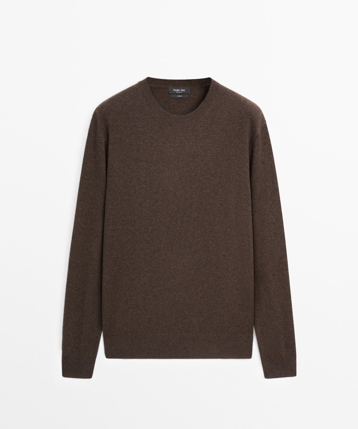 마시모두띠(MASSIMO DUTTI) 100% 캐시미어 립 니트 스웨터