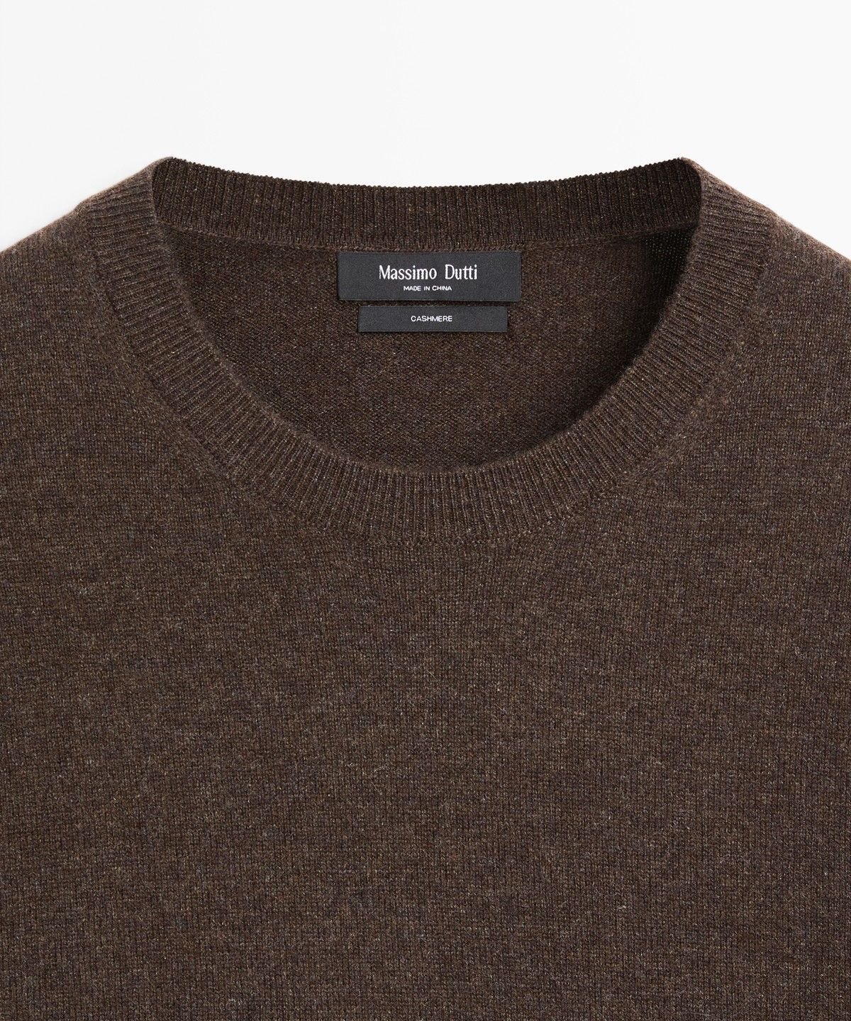 마시모두띠(MASSIMO DUTTI) 100% 캐시미어 립 니트 스웨터