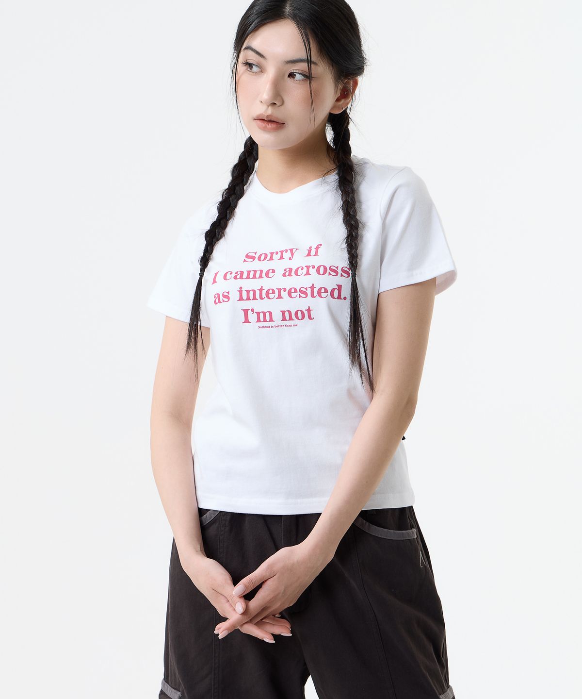 낫띵이즈베럴댄미(NOTHINGISBETTERTHANME) (W)COLD MESSAGE TEE_white