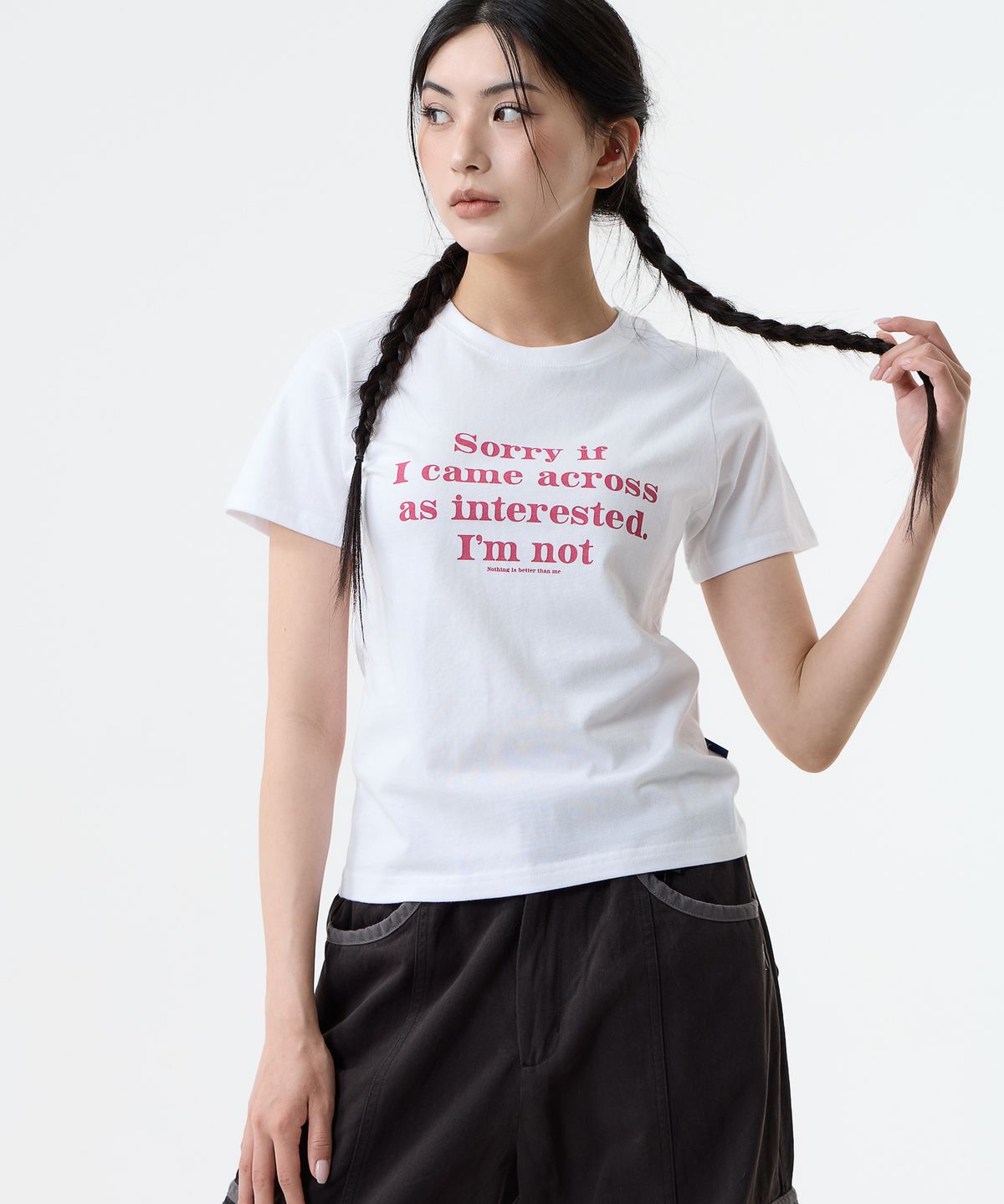 낫띵이즈베럴댄미(NOTHINGISBETTERTHANME) (W)COLD MESSAGE TEE_white