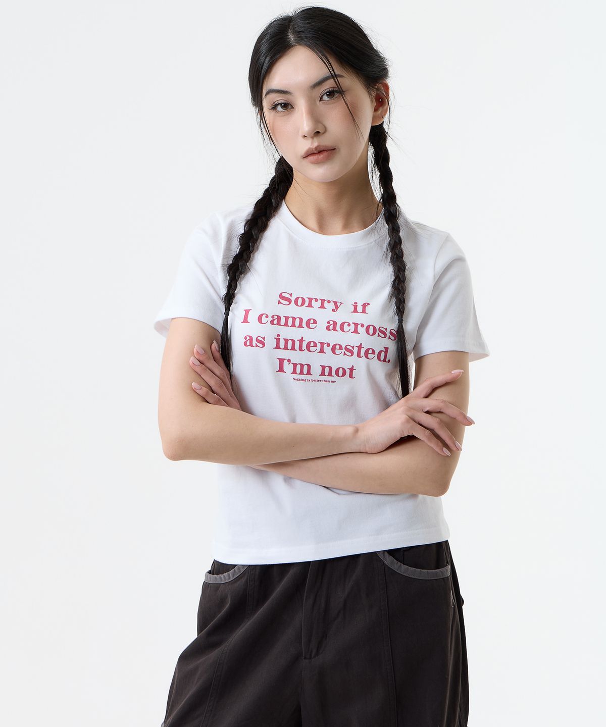 낫띵이즈베럴댄미(NOTHINGISBETTERTHANME) (W)COLD MESSAGE TEE_white