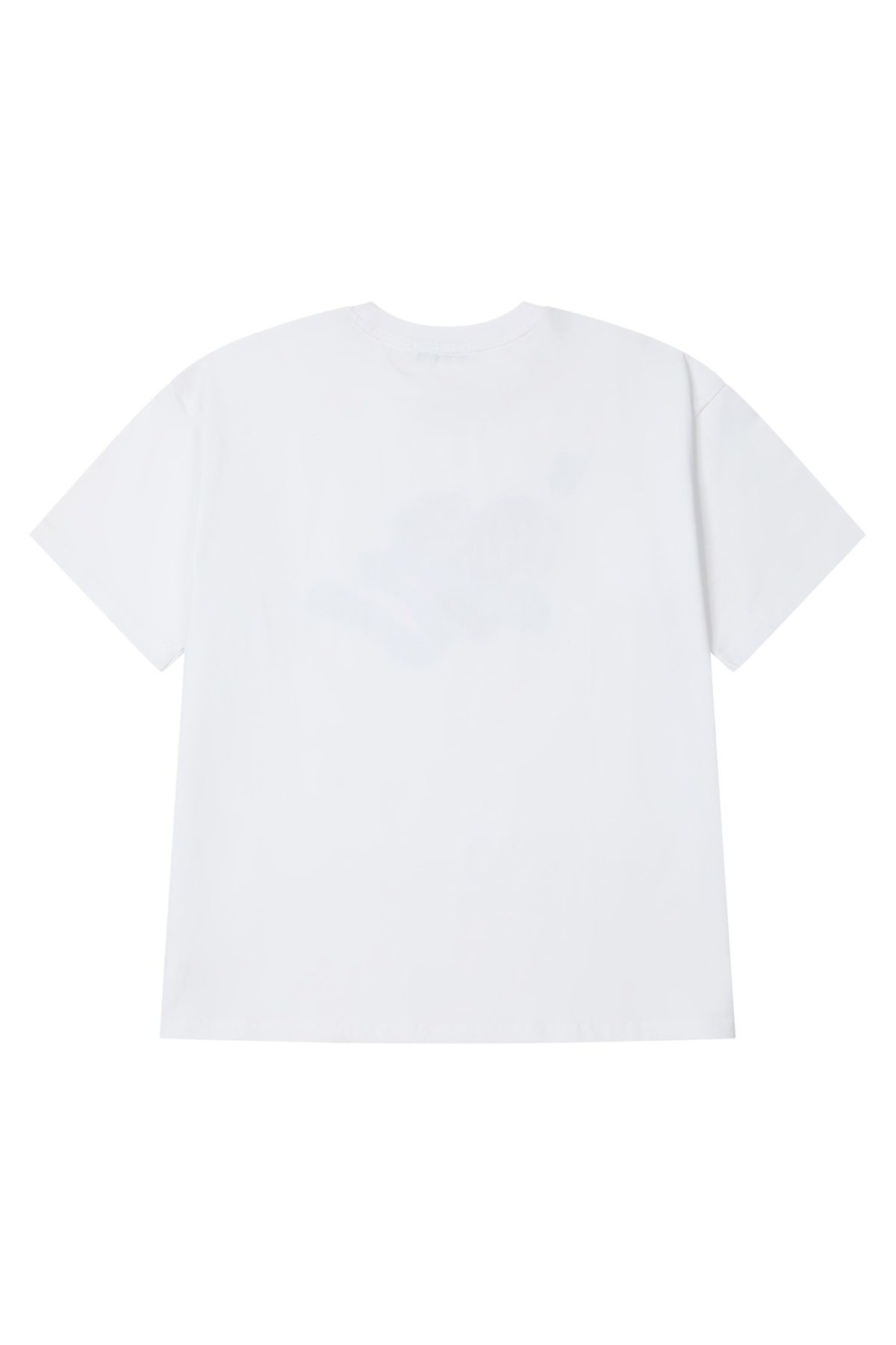 다이닛(DEINET) STUD HEART T-SHIRT IN WHITE