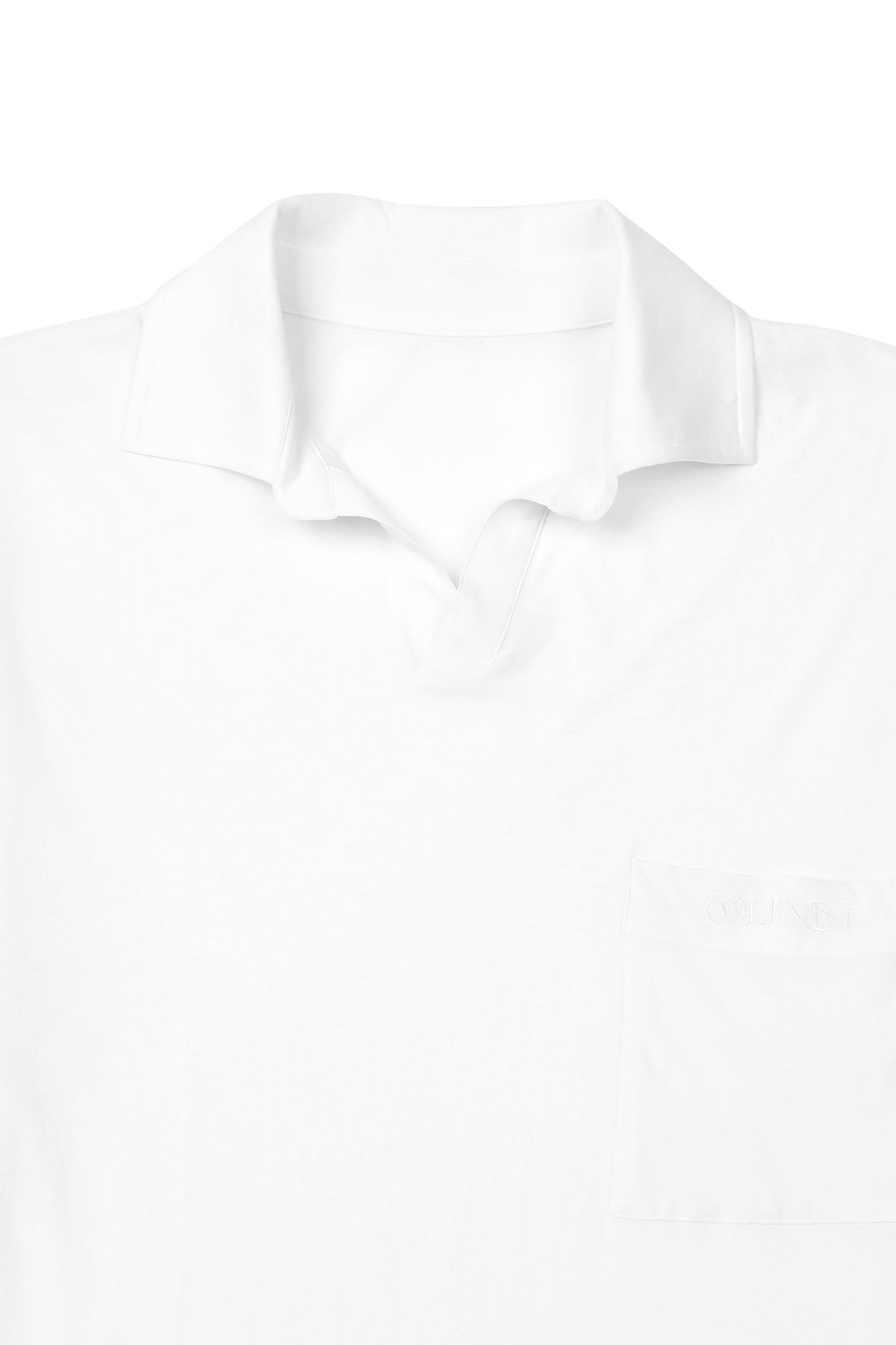 다이닛(DEINET) VINTAGE COLLAR T-SHIRT IN WHITE