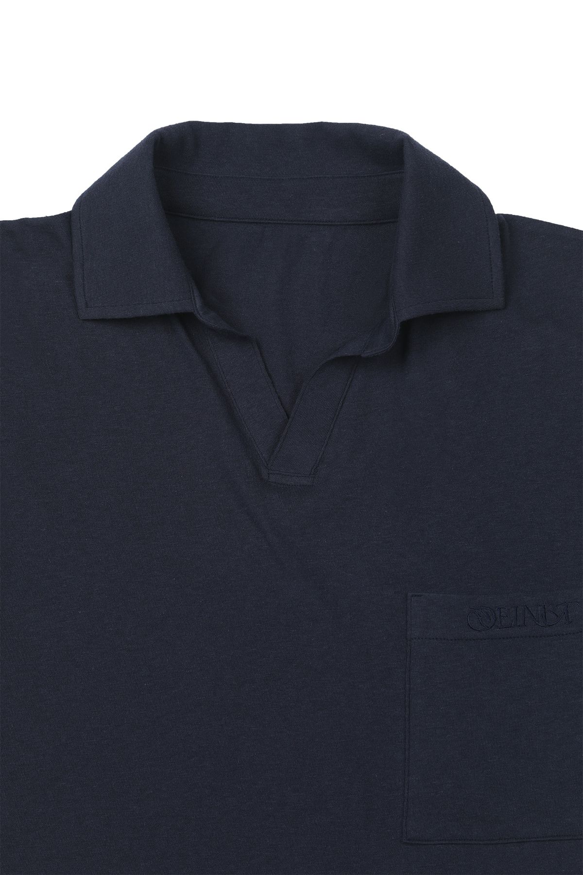 다이닛(DEINET) VINTAGE COLLAR T-SHIRT IN NAVY