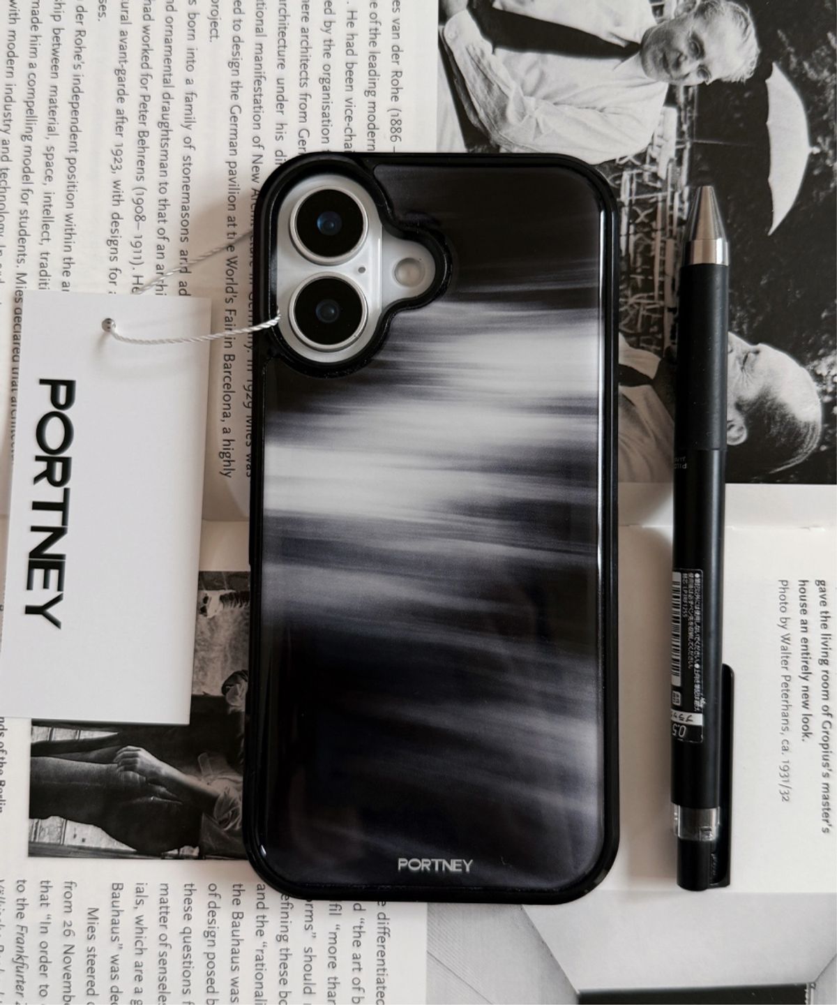 포트니(PORTNEY) [+맥세이프][+갤럭시]black cloud epoxy case