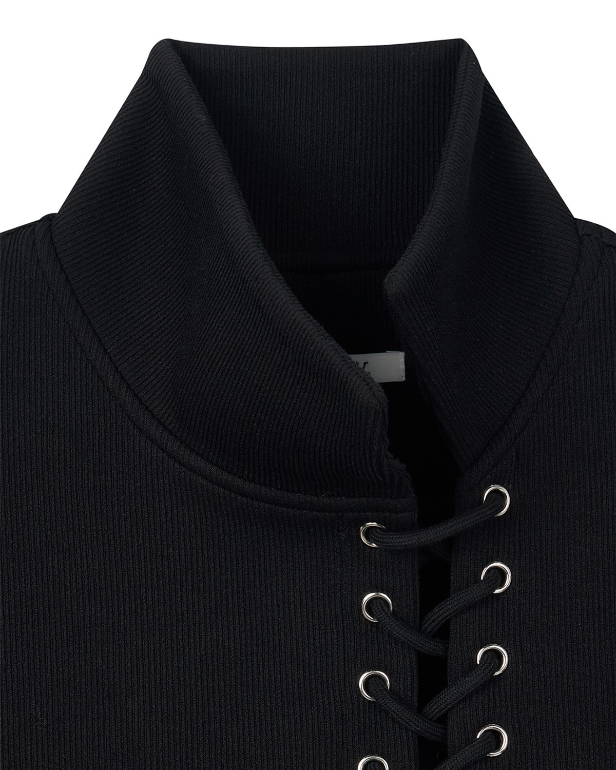 소티에(SUTIL) High-neck String Knit