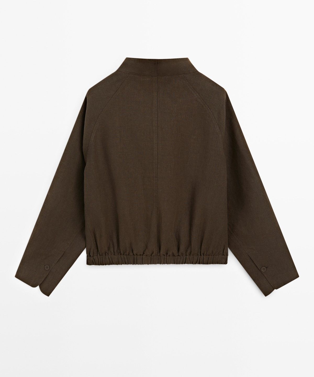 마시모두띠(MASSIMO DUTTI) 100% 린넨 봄버 자켓