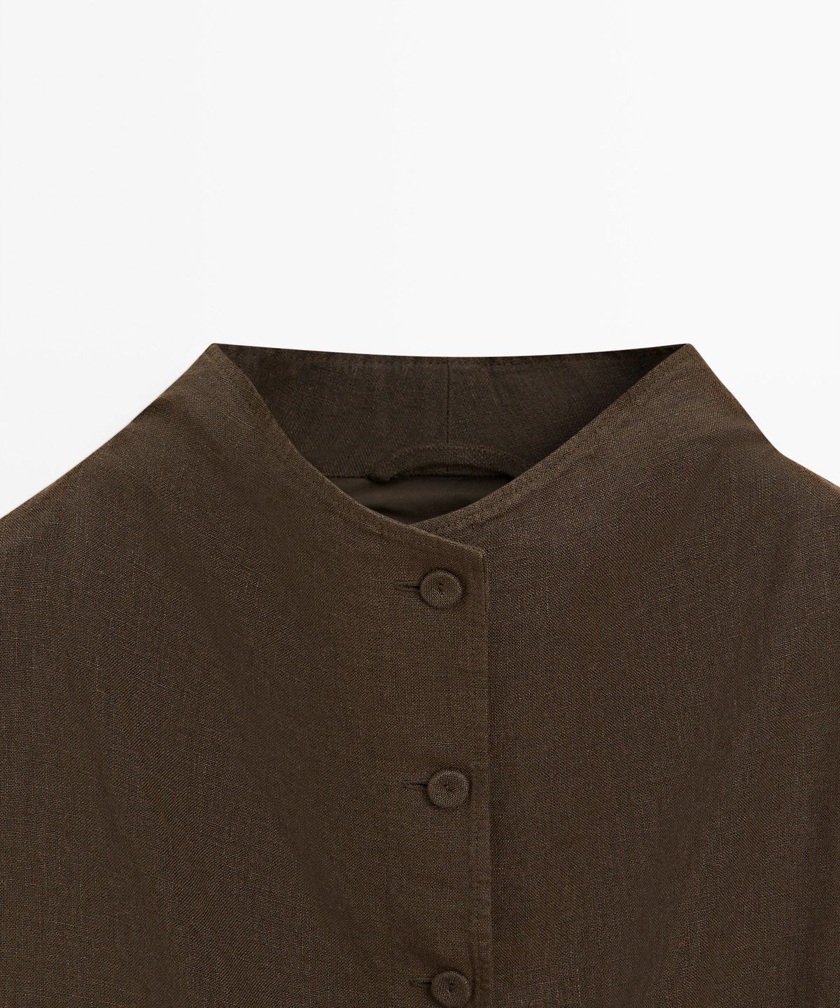 마시모두띠(MASSIMO DUTTI) 100% 린넨 봄버 자켓